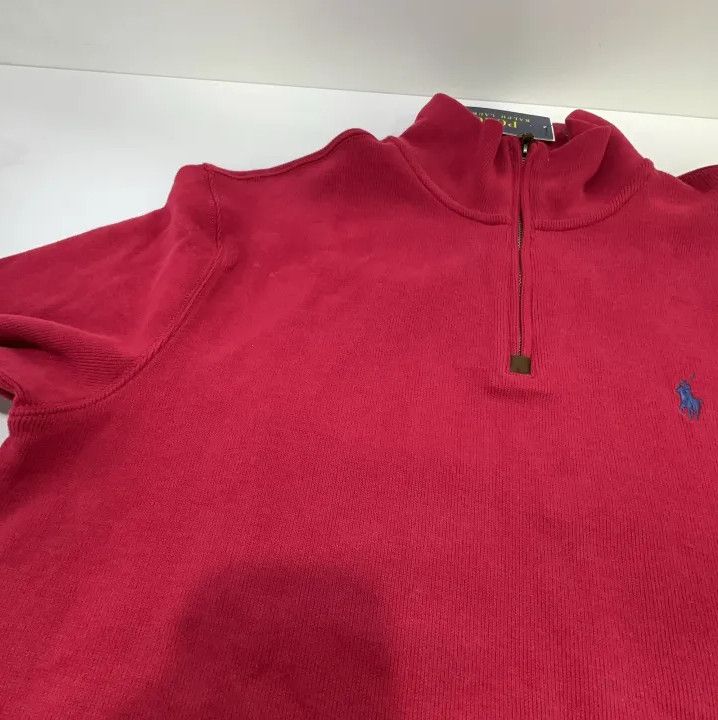 Polo Ralph Lauren Polo Ralph Lauren Solid Logo Half-Zip Sweatshirt Size US M / EU 48-50 / 2 - 7 Thumbnail