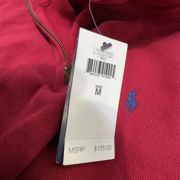 Polo Ralph Lauren Polo Ralph Lauren Solid Logo Half-Zip Sweatshirt Size US M / EU 48-50 / 2 - 4 Thumbnail