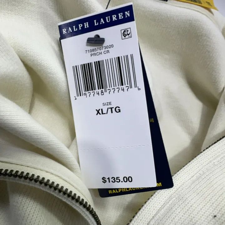 Polo Ralph Lauren Polo Ralph Lauren FW22 Solid Logo Zip Collar Sweatshirt Size US XL / EU 56 / 4 - 6 Thumbnail