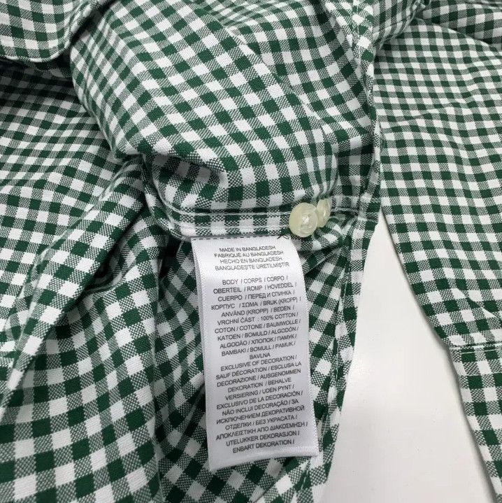 Polo Ralph Lauren Polo Ralph Lauren Men's Classic Check Oxford Shirt Size US M / EU 48-50 / 2 - 6 Thumbnail