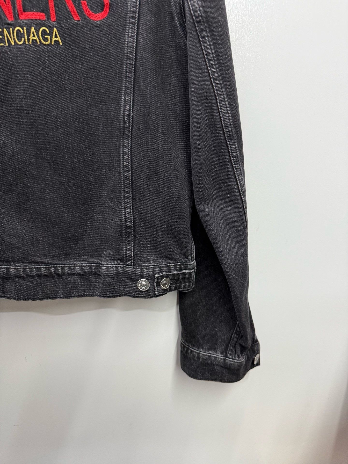 Balenciaga Balenciaga Denim Jacket 44 Women Size L / US 10 / IT 46 - 6 Thumbnail