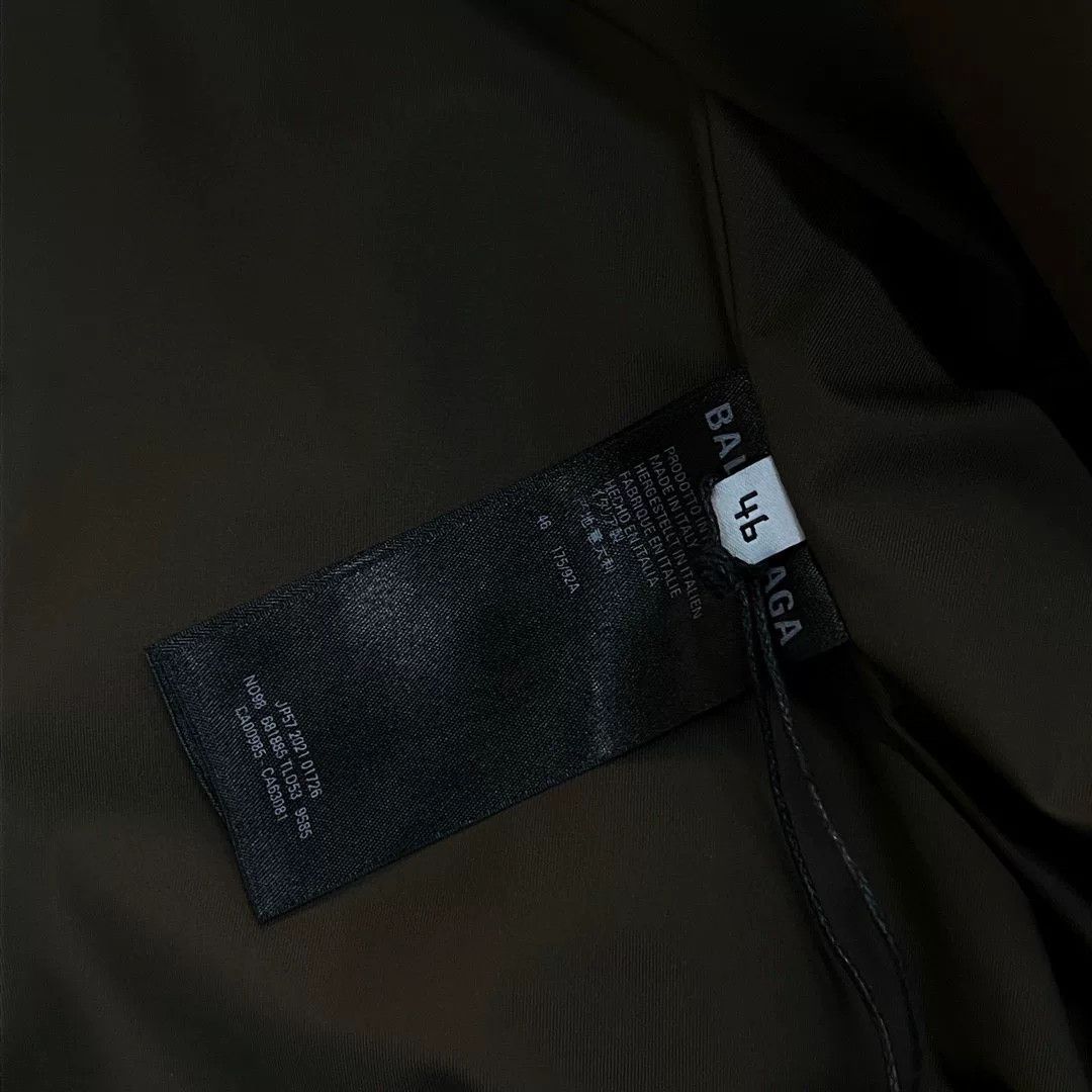 Balenciaga Balenciaga Collab Cotton Black Heavy Coat 46 Men Size US L / EU 52-54 / 3 - 8 Thumbnail