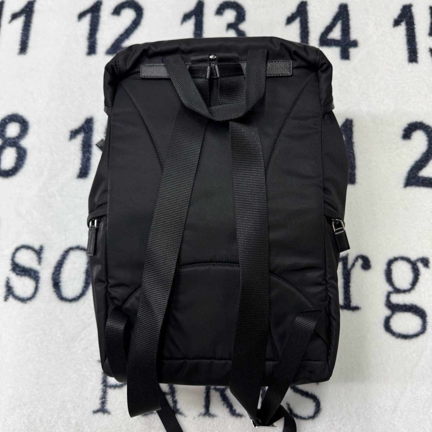 Prada Prada Nylon Black Backpack XL Women Size ONE SIZE - 2 Thumbnail