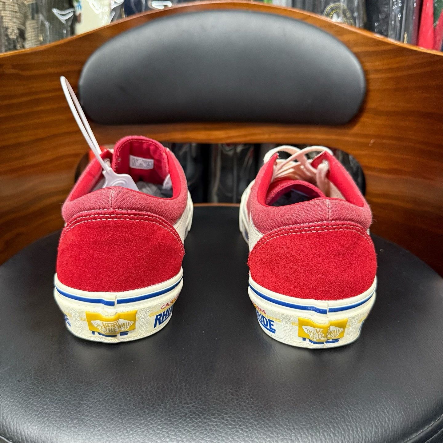 Vans Vans Collab Red Lowtop Sneakers 42 Men Size US 9 / EU 42 - 3 Thumbnail