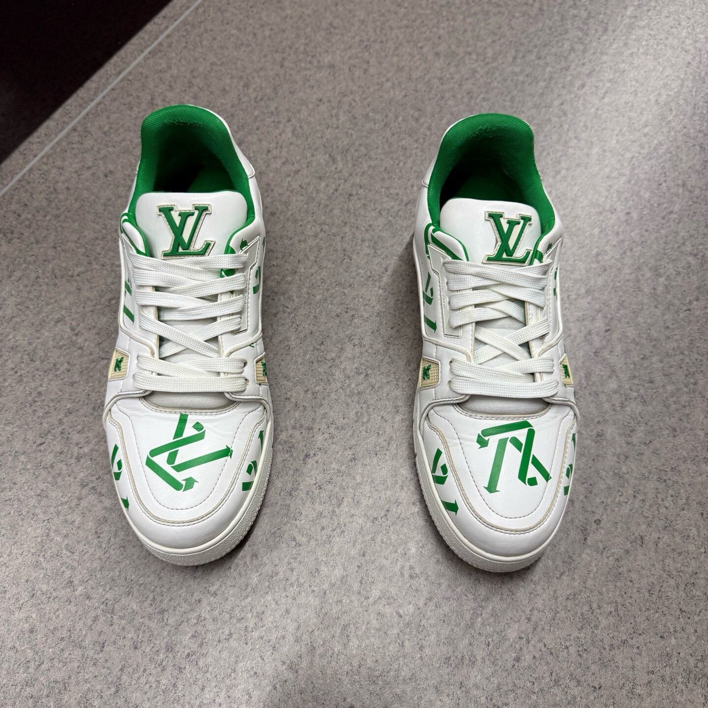 Louis Vuitton Louis Vuitton Training Green Lowtop Sneakers 41 Men Size US 8.5 / EU 41-42 - 5 Thumbnail