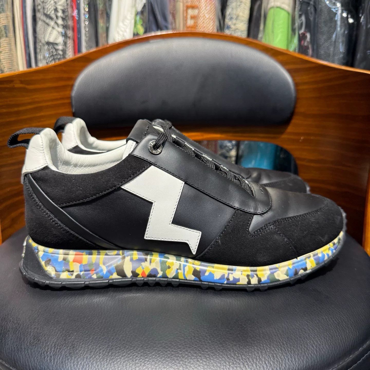 Fendi Fendi Patchwork Black Lowtop Sneakers 41 Men Size US 8.5 / EU 41-42 - 4 Thumbnail