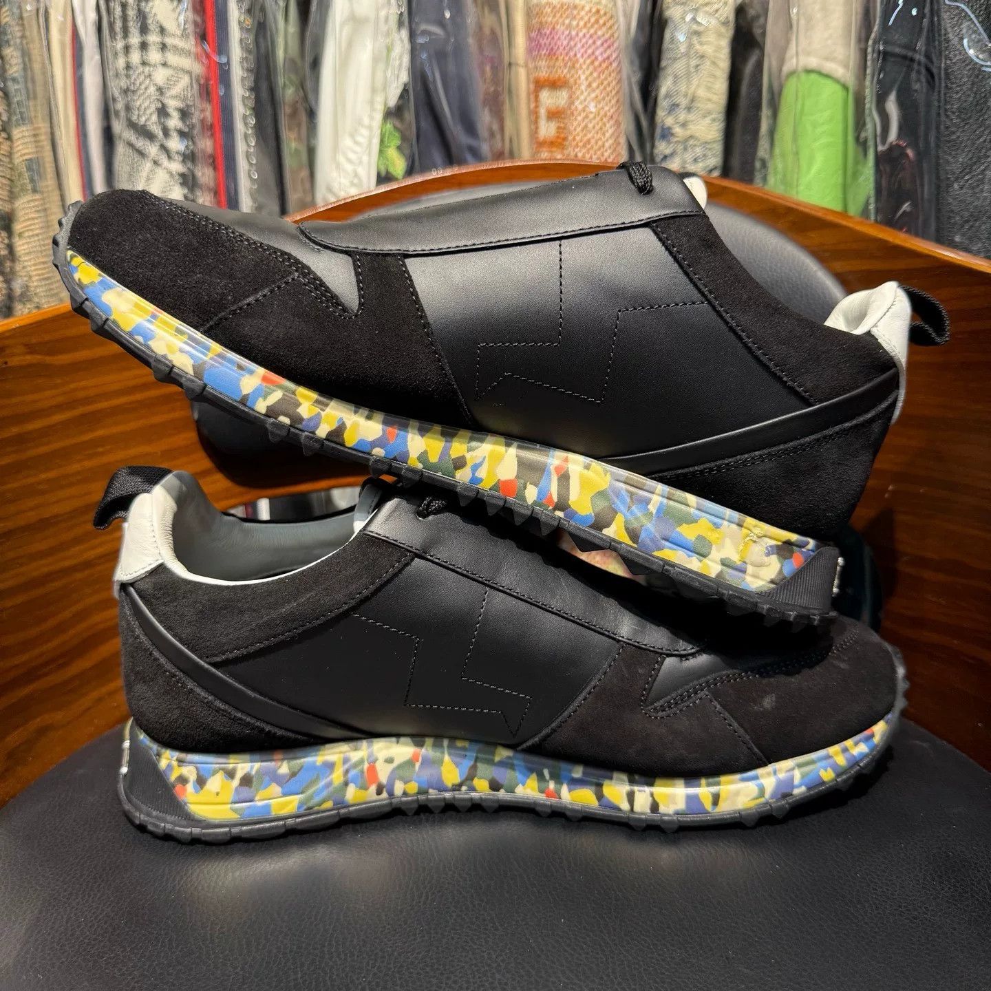 Fendi Fendi Patchwork Black Lowtop Sneakers 41 Men Size US 8.5 / EU 41-42 - 7 Thumbnail