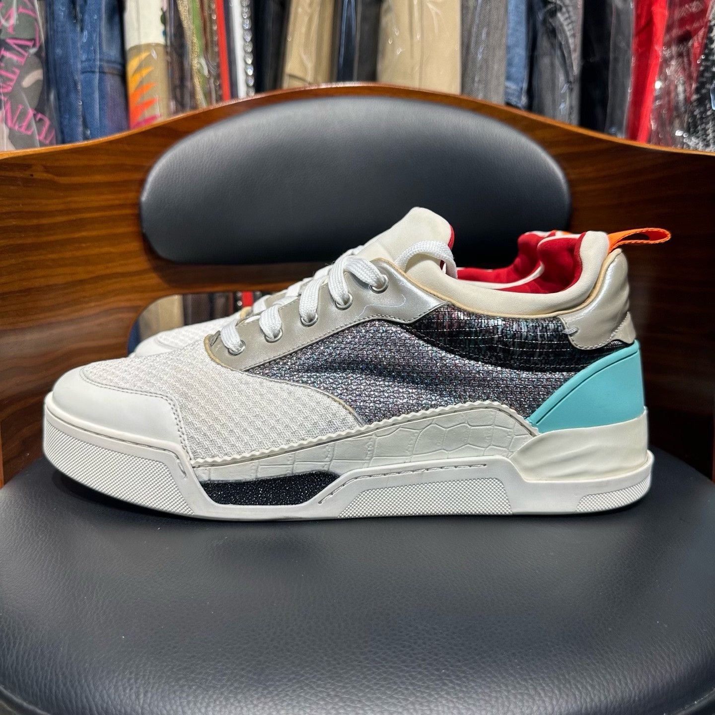 Christian Louboutin Christian Louboutin Blue Lowtop Sneakers 44 Men Size US 10.5 / EU 43-44 - 6 Thumbnail