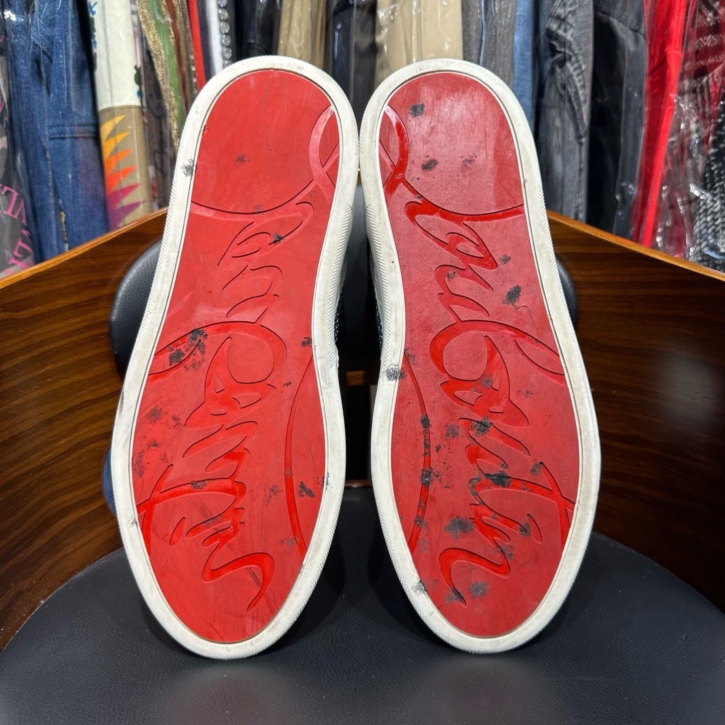 Christian Louboutin Christian Louboutin Blue Lowtop Sneakers 44 Men Size US 10.5 / EU 43-44 - 9 Thumbnail