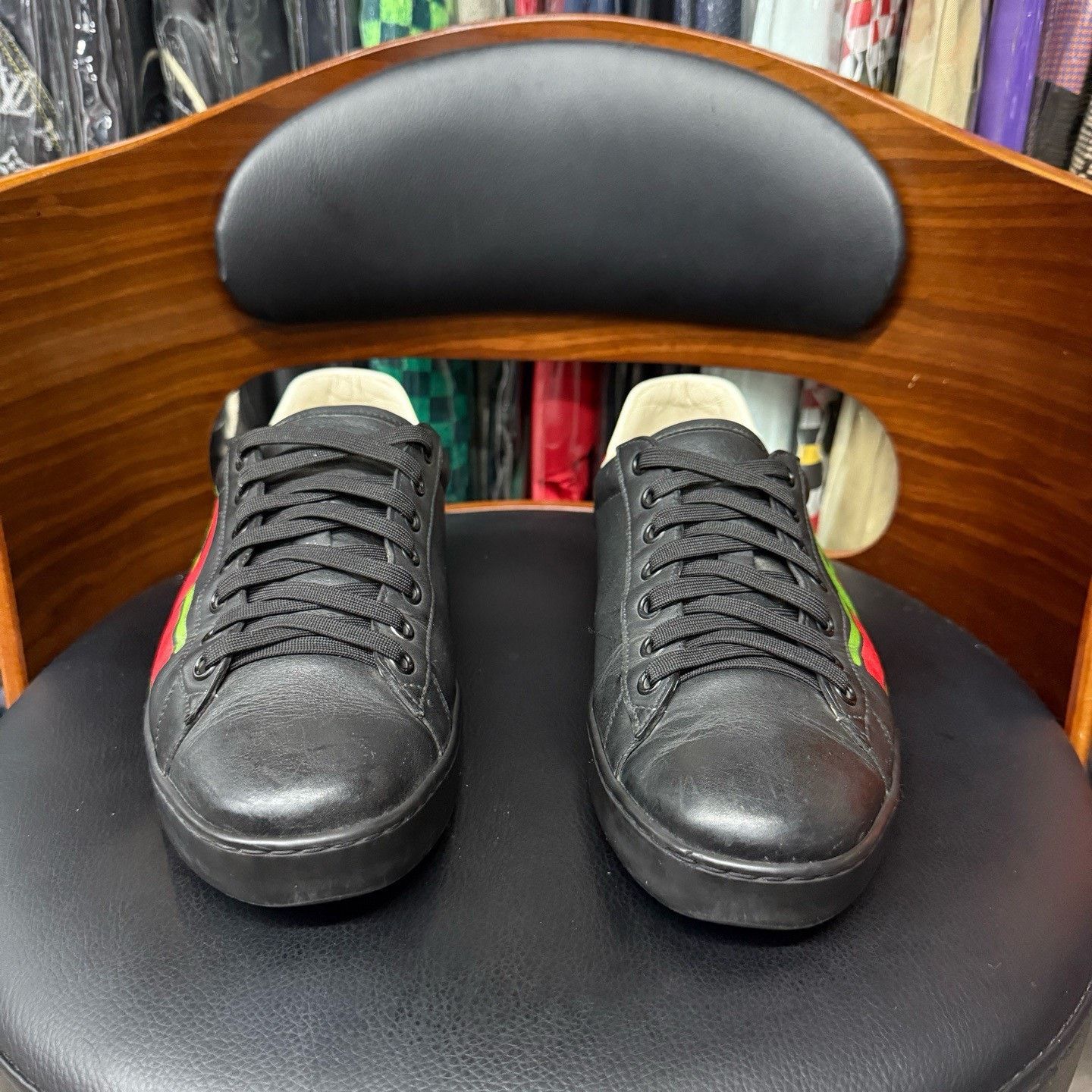 Gucci Gucci Casual Black Lowtop Sneakers 40 Men Size US 7.5 / EU 40-41 - 2 Thumbnail