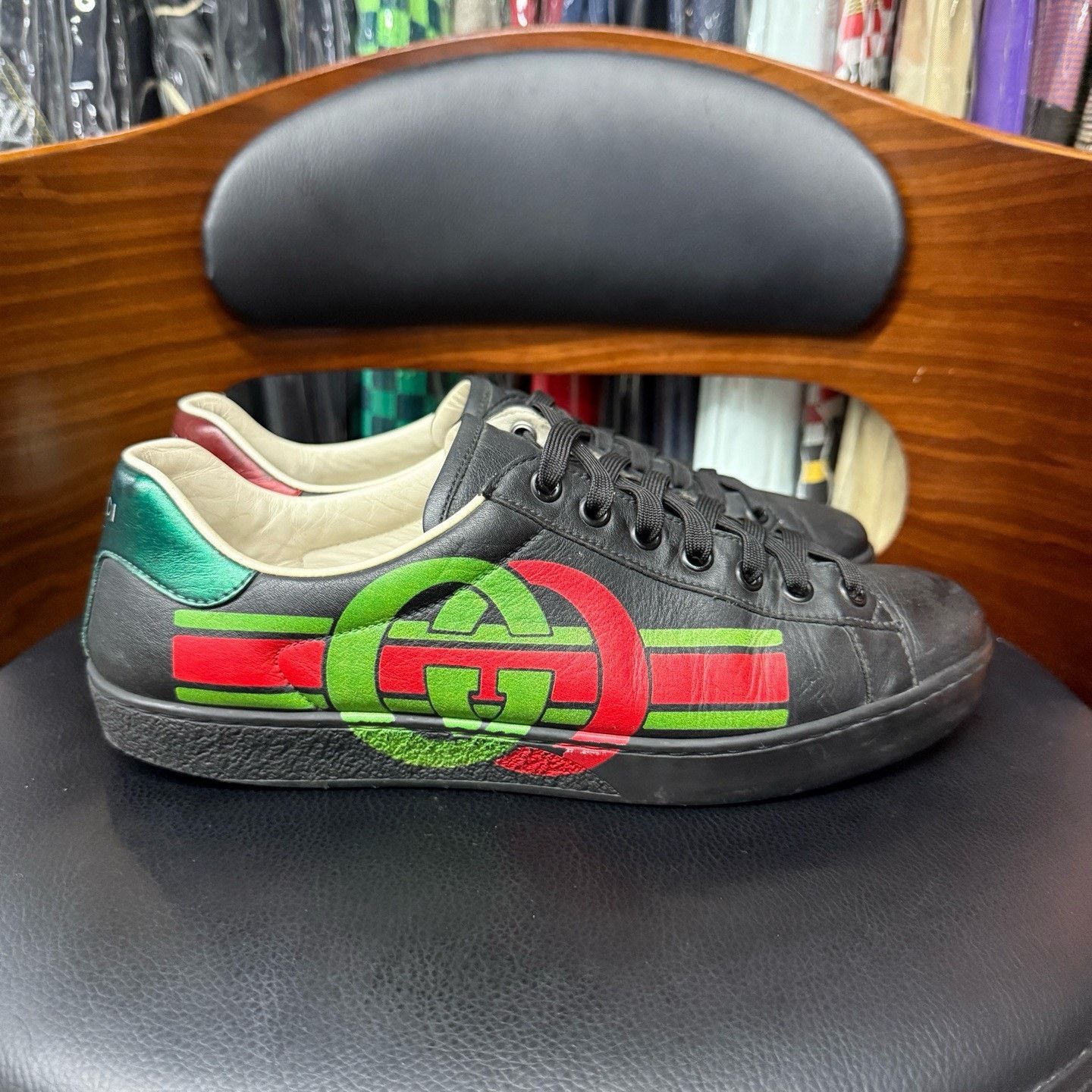 Gucci Gucci Casual Black Lowtop Sneakers 40 Men Size US 7.5 / EU 40-41 - 4 Thumbnail