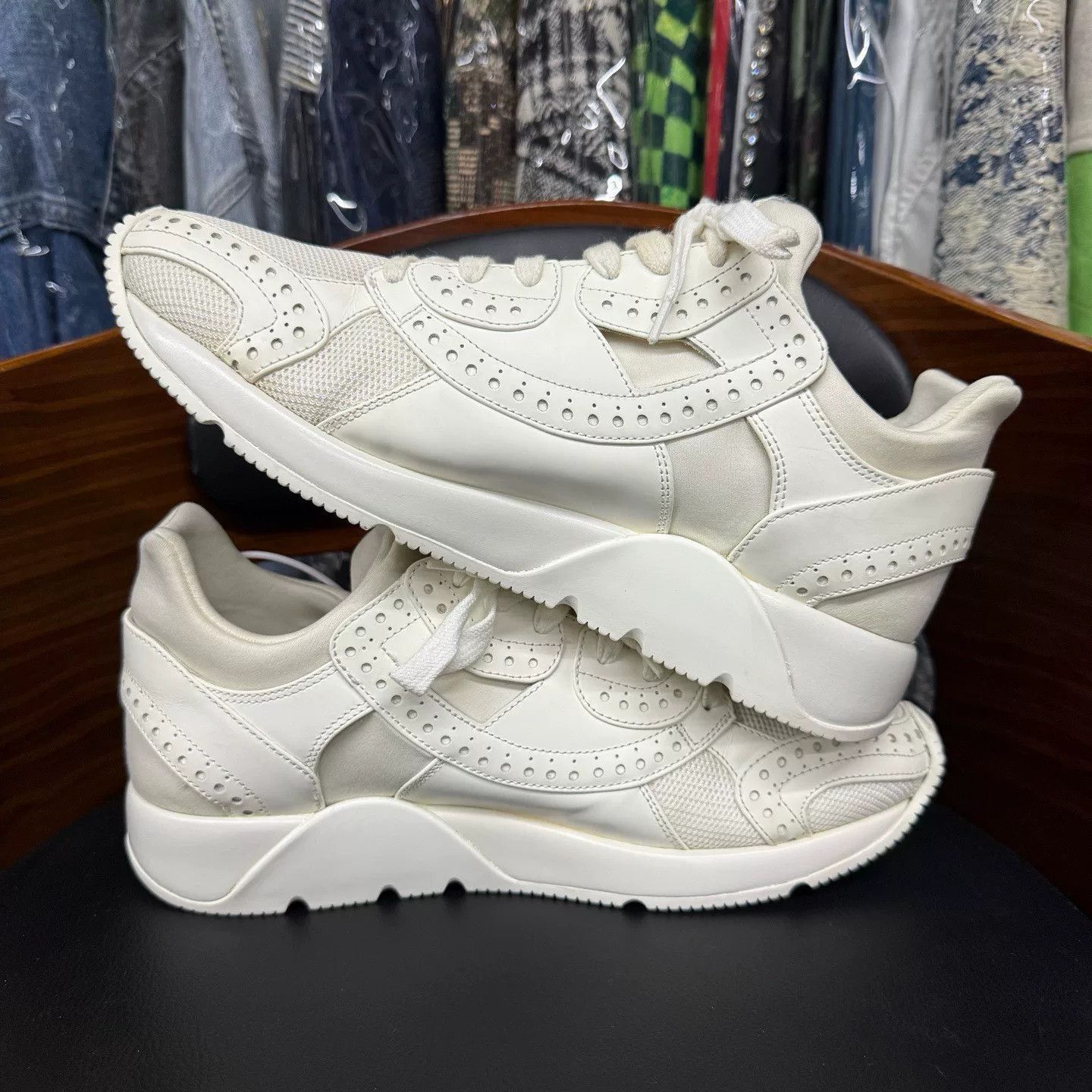 Dior Dior White Lowtop Sneakers 40 Men Size US 7.5 / EU 40-41 - 7 Thumbnail