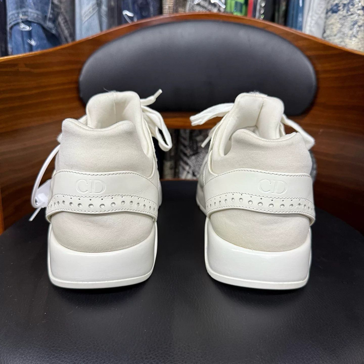 Dior Dior White Lowtop Sneakers 40 Men Size US 7.5 / EU 40-41 - 3 Thumbnail