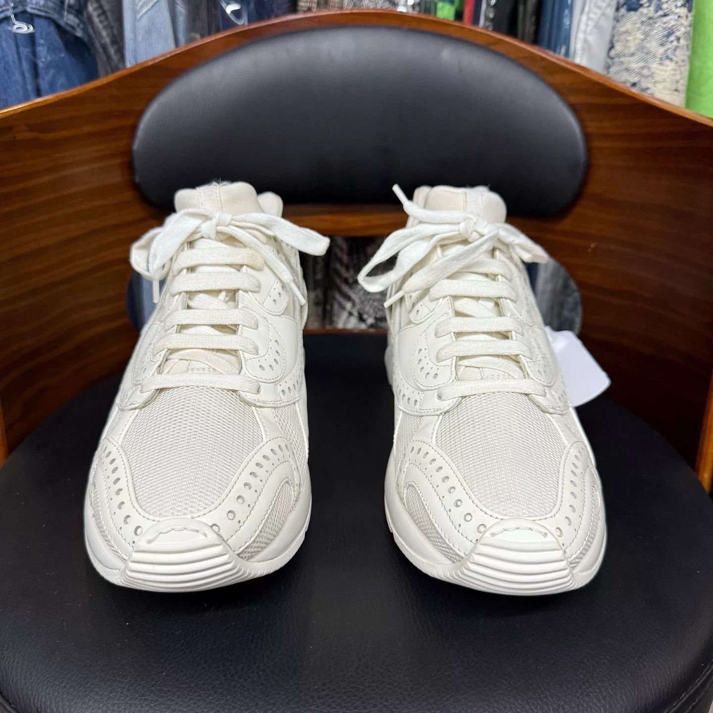 Dior Dior White Lowtop Sneakers 40 Men Size US 7.5 / EU 40-41 - 2 Thumbnail