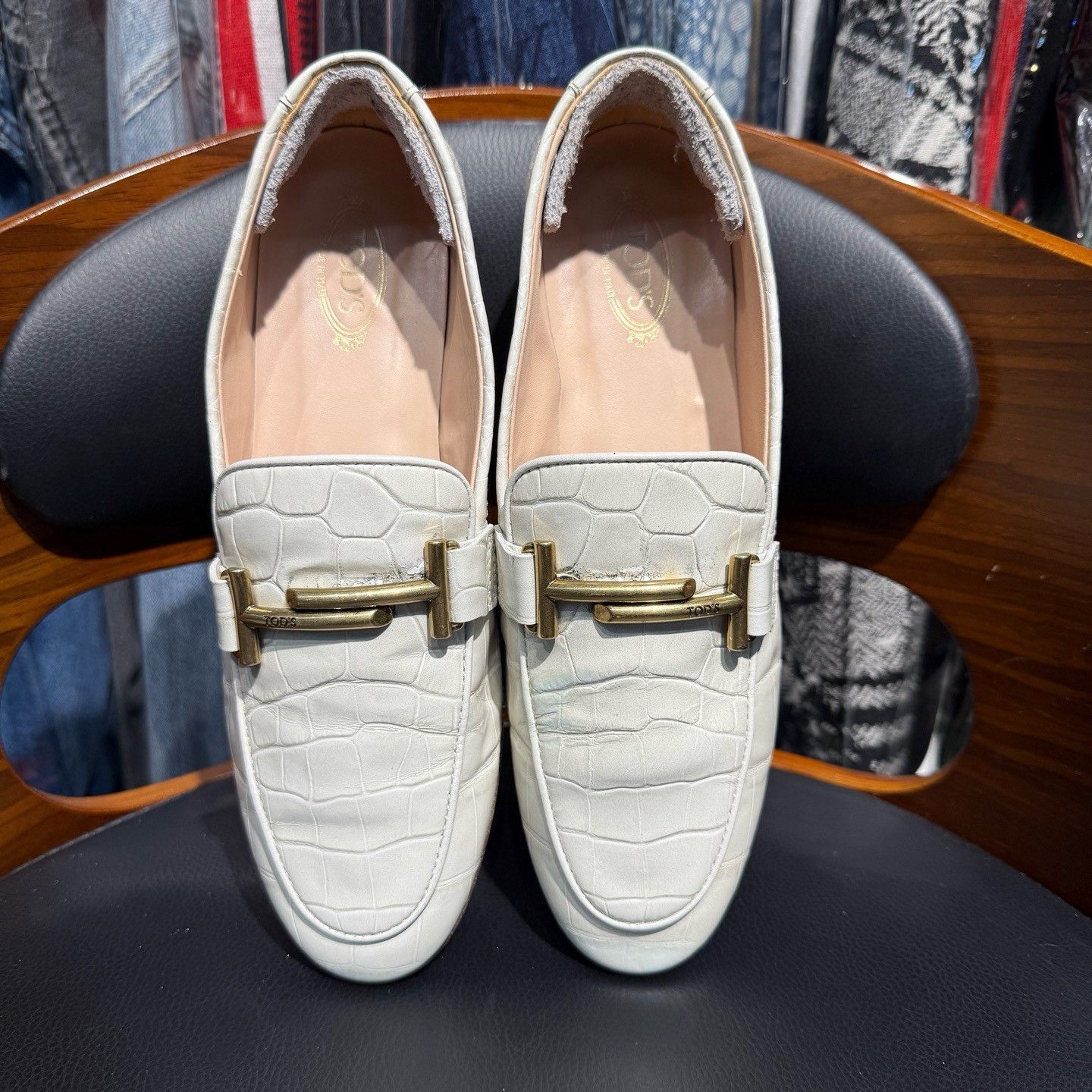 Tod's Tod's Leather Gold Lowtop Sneakers S Women Size US 6 / IT 36 - 5 Thumbnail