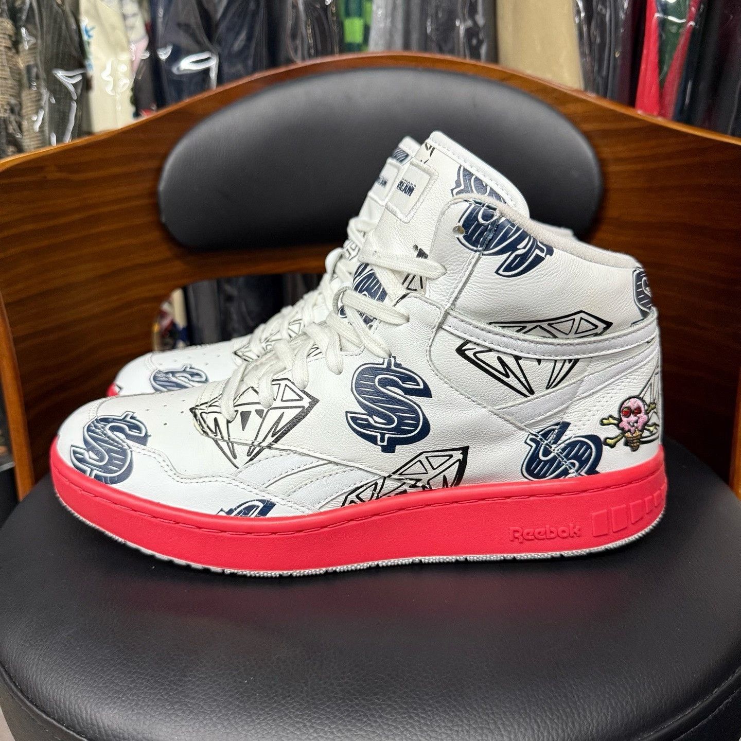 Other Graphic Pink Lowtop Sneakers 42 Men Size US 9 / EU 42 - 6 Thumbnail