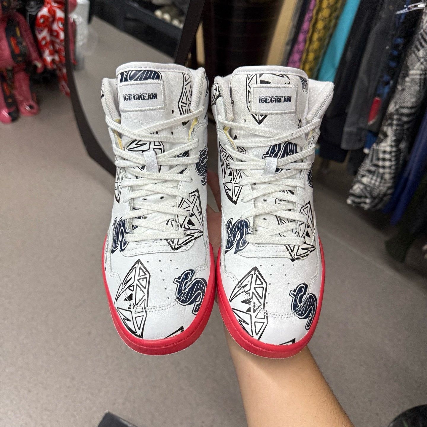 Other Graphic Pink Lowtop Sneakers 42 Men Size US 9 / EU 42 - 5 Thumbnail