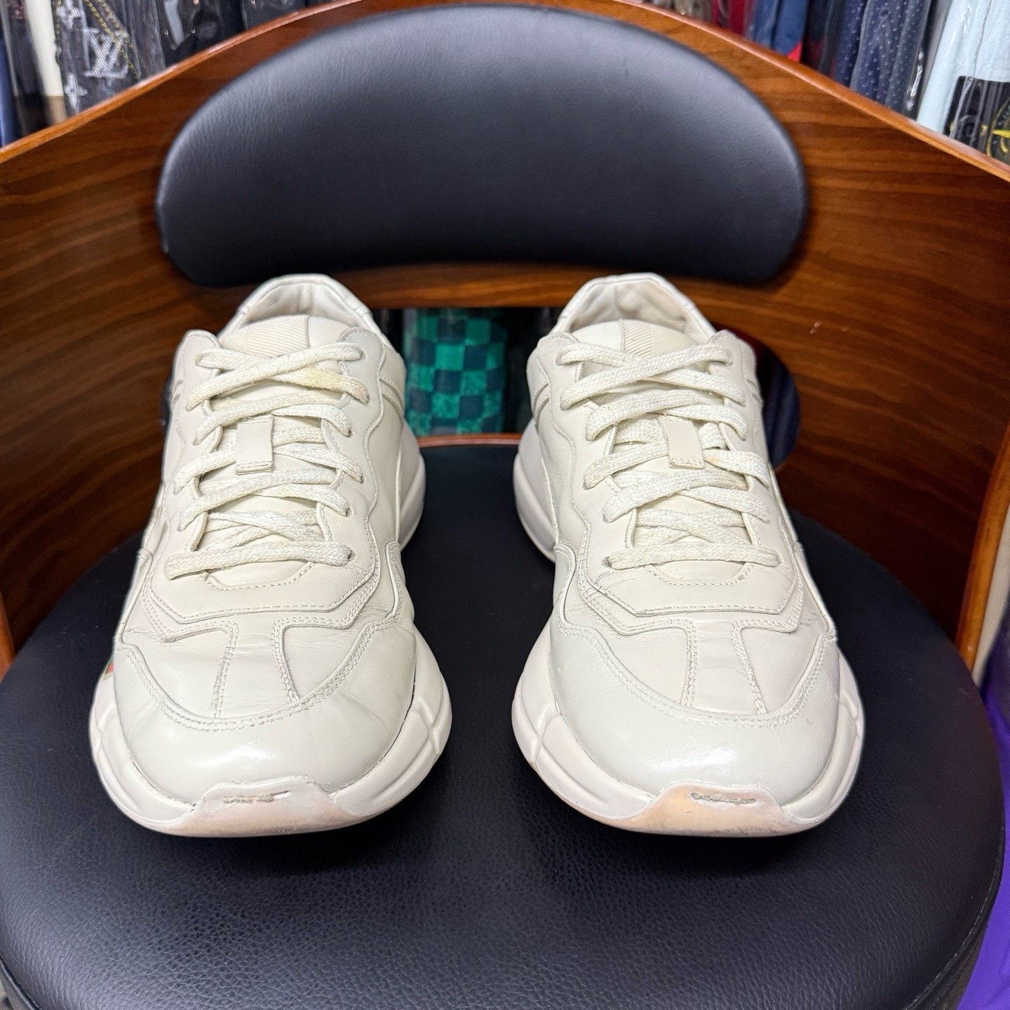 Gucci Gucci White Lowtop Sneakers 41 Men Size US 8.5 / EU 41-42 - 2 Thumbnail