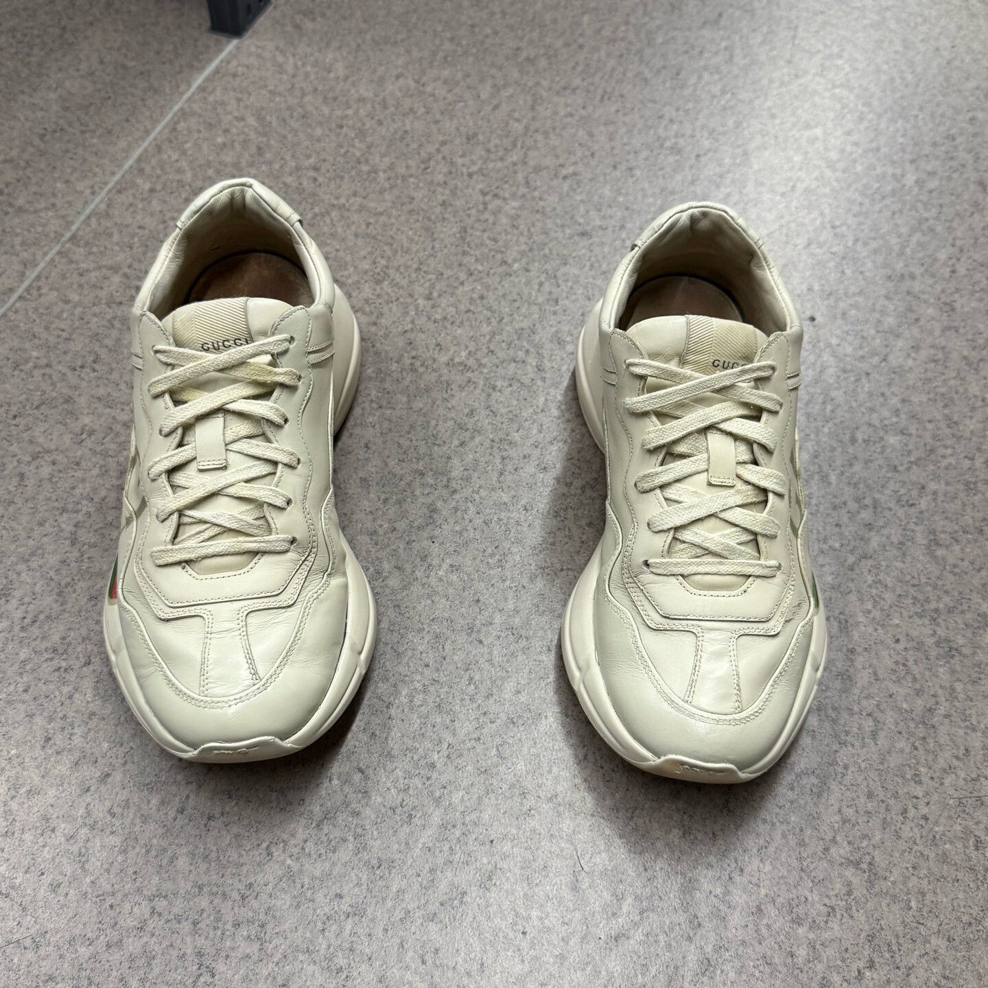Gucci Gucci White Lowtop Sneakers 41 Men Size US 8.5 / EU 41-42 - 5 Thumbnail