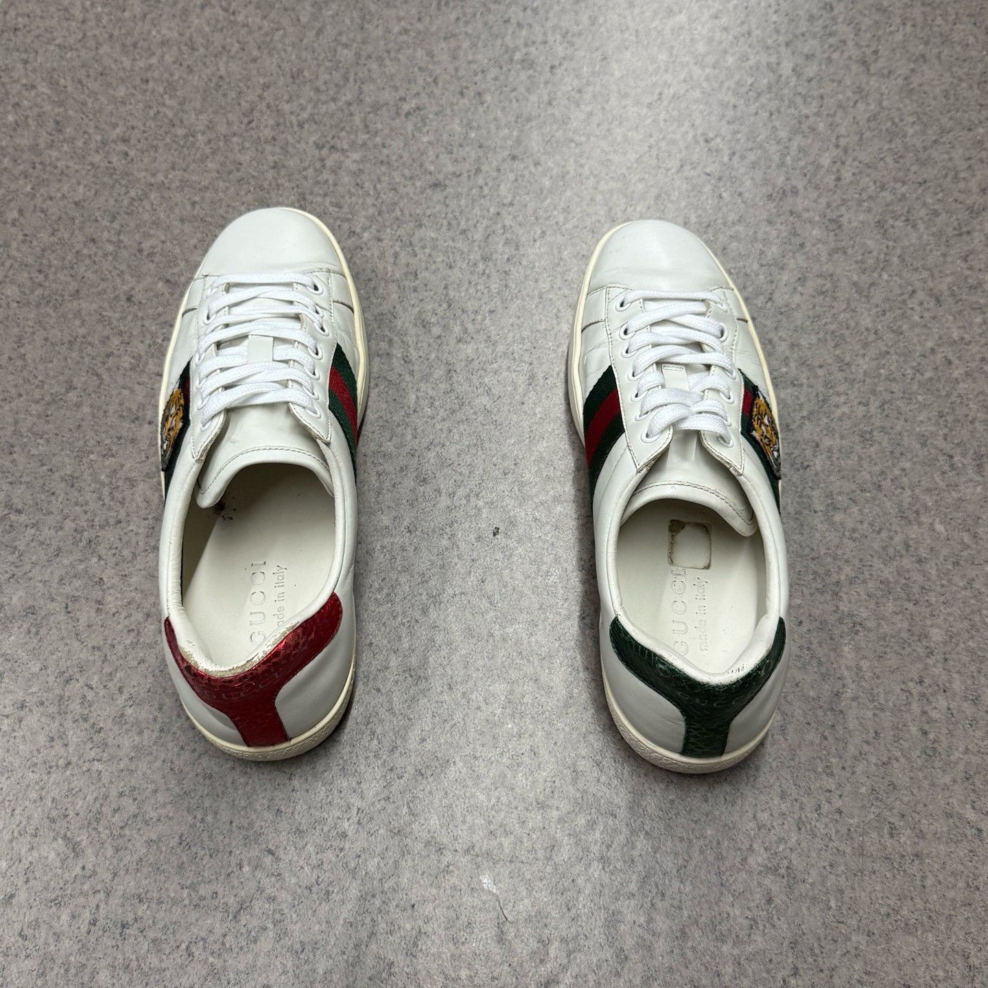 Gucci Gucci Tiger White Lowtop Sneakers 40 Men Size US 7.5 / EU 40-41 - 8 Thumbnail
