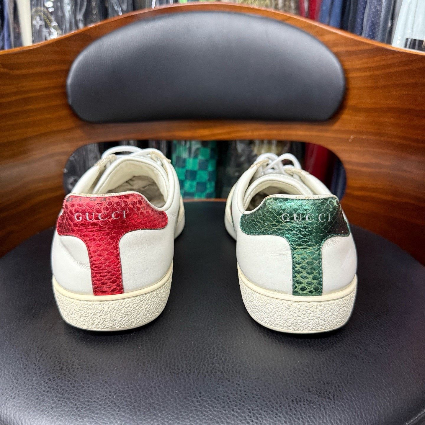Gucci Gucci Tiger White Lowtop Sneakers 40 Men Size US 7.5 / EU 40-41 - 3 Thumbnail