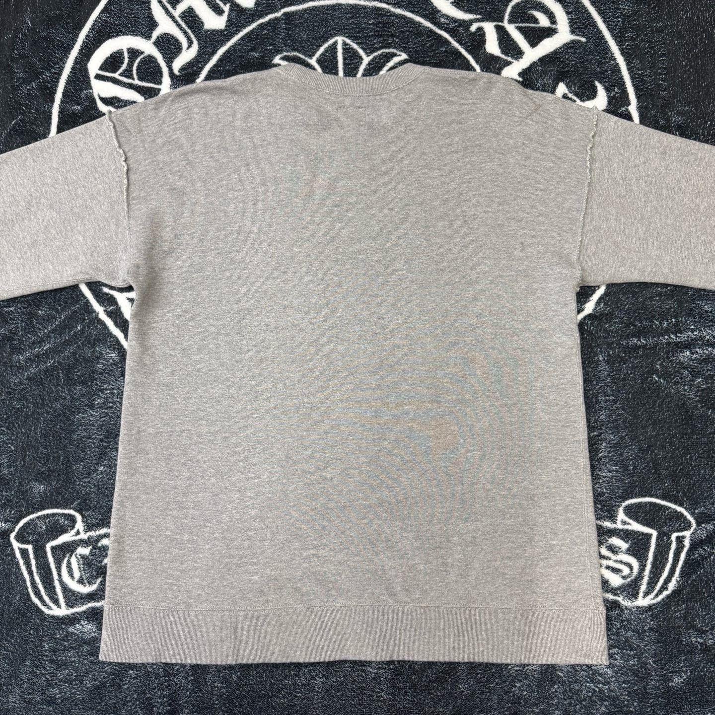 Needles Needles Embroidered Gray Hoodie M Men Size US M / EU 48-50 / 2 - 3 Thumbnail