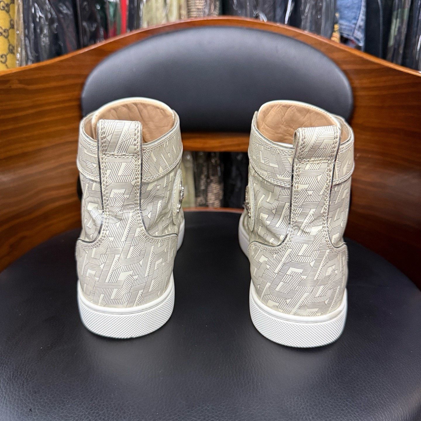 Christian Louboutin Christian Louboutin Gold Hitop Sneakers 38 Men Size US 6 / EU 39 - 3 Thumbnail