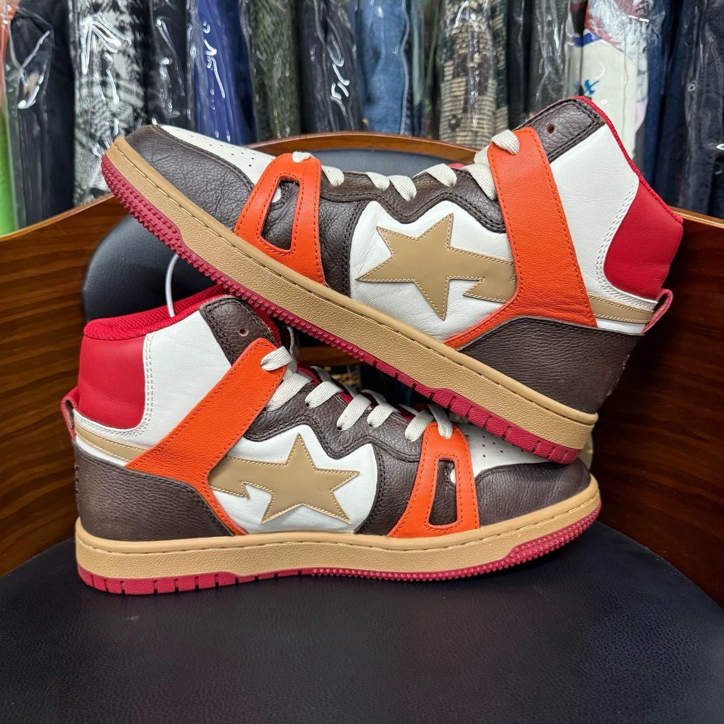 Bape Bape Beige Lowtop Sneakers 9 Men Size US 9 / EU 42 - 6 Thumbnail