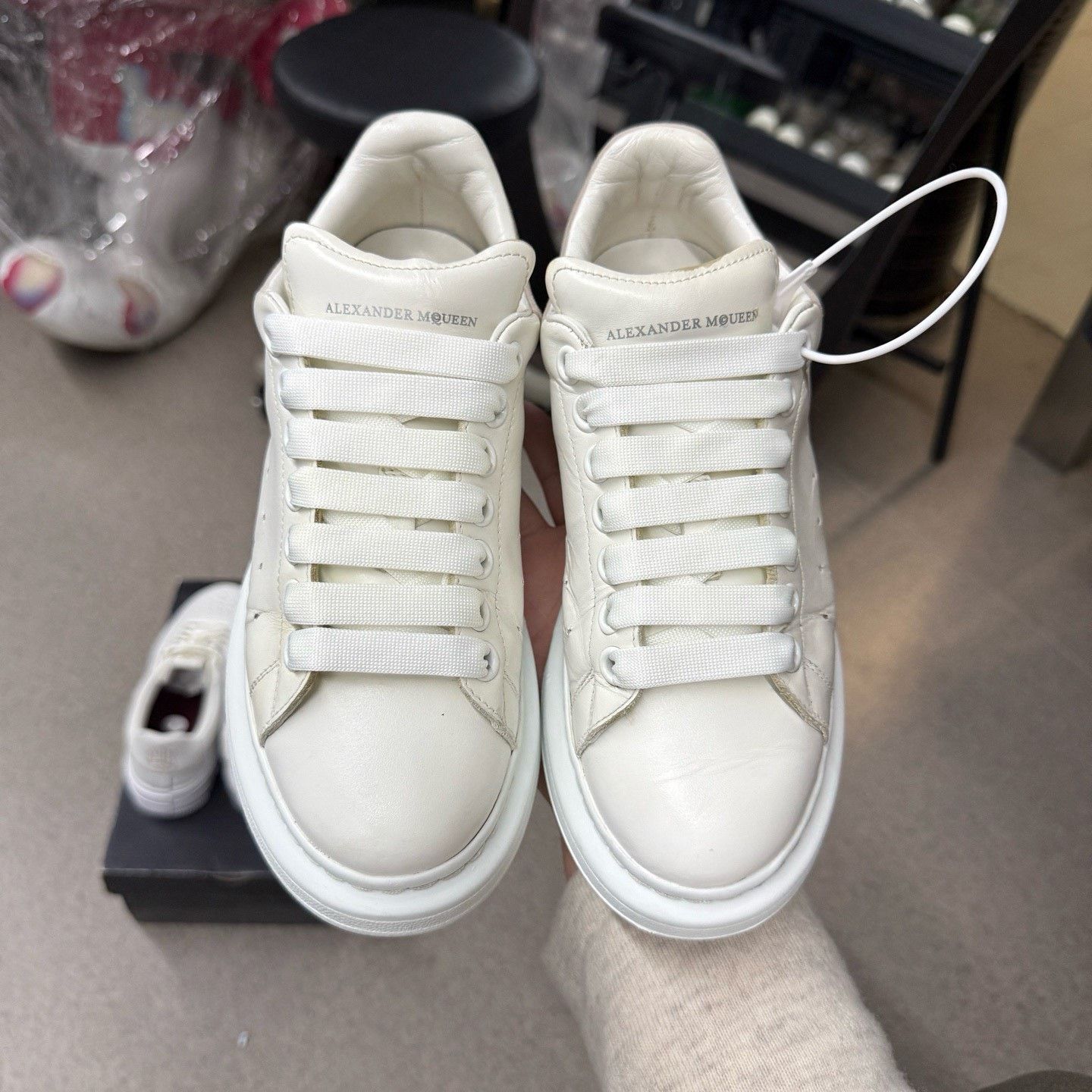 Alexander McQueen Alexander McQueen Pink Lowtop Sneakers 37 Women Size US 6.5 / IT 36.5 - 5 Thumbnail