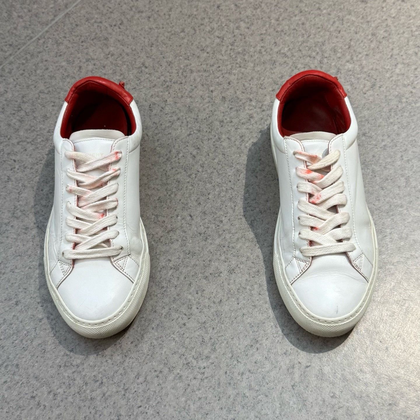 Givenchy Givenchy Red Lowtop Sneakers 38 Women Size US 7.5 / IT 37.5 - 5 Thumbnail