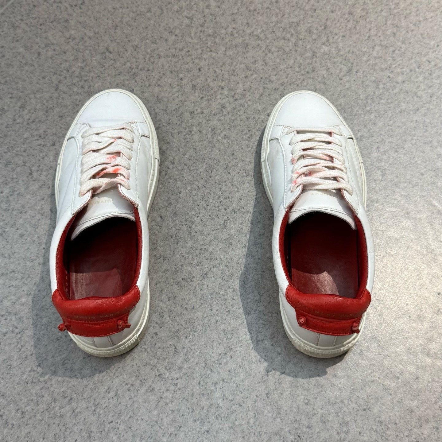 Givenchy Givenchy Red Lowtop Sneakers 38 Women Size US 7.5 / IT 37.5 - 8 Thumbnail