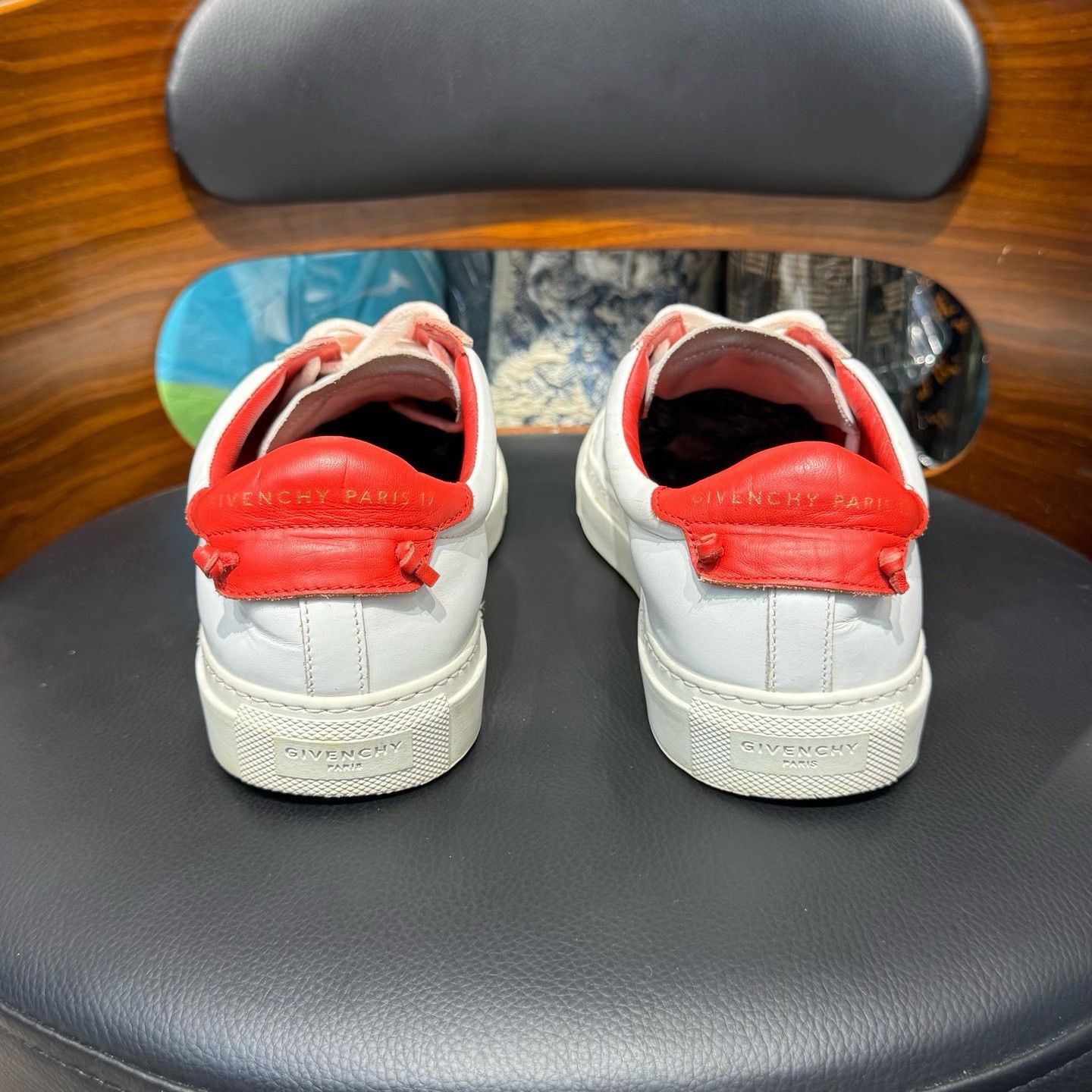 Givenchy Givenchy Red Lowtop Sneakers 38 Women Size US 7.5 / IT 37.5 - 3 Thumbnail
