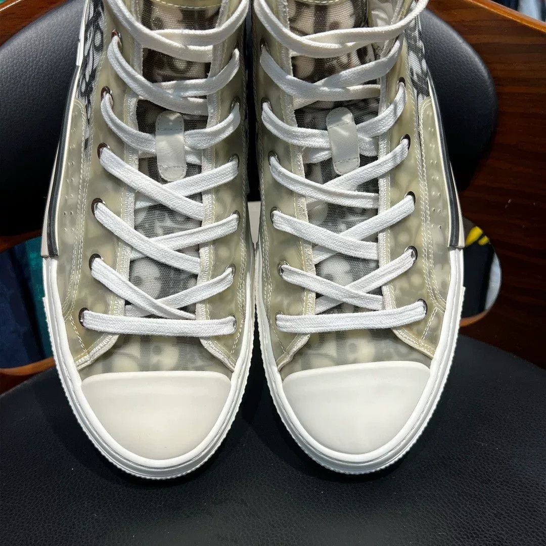 Dior Dior White Hitop Sneakers 23 Men Size US 10 / EU 43 - 5 Thumbnail