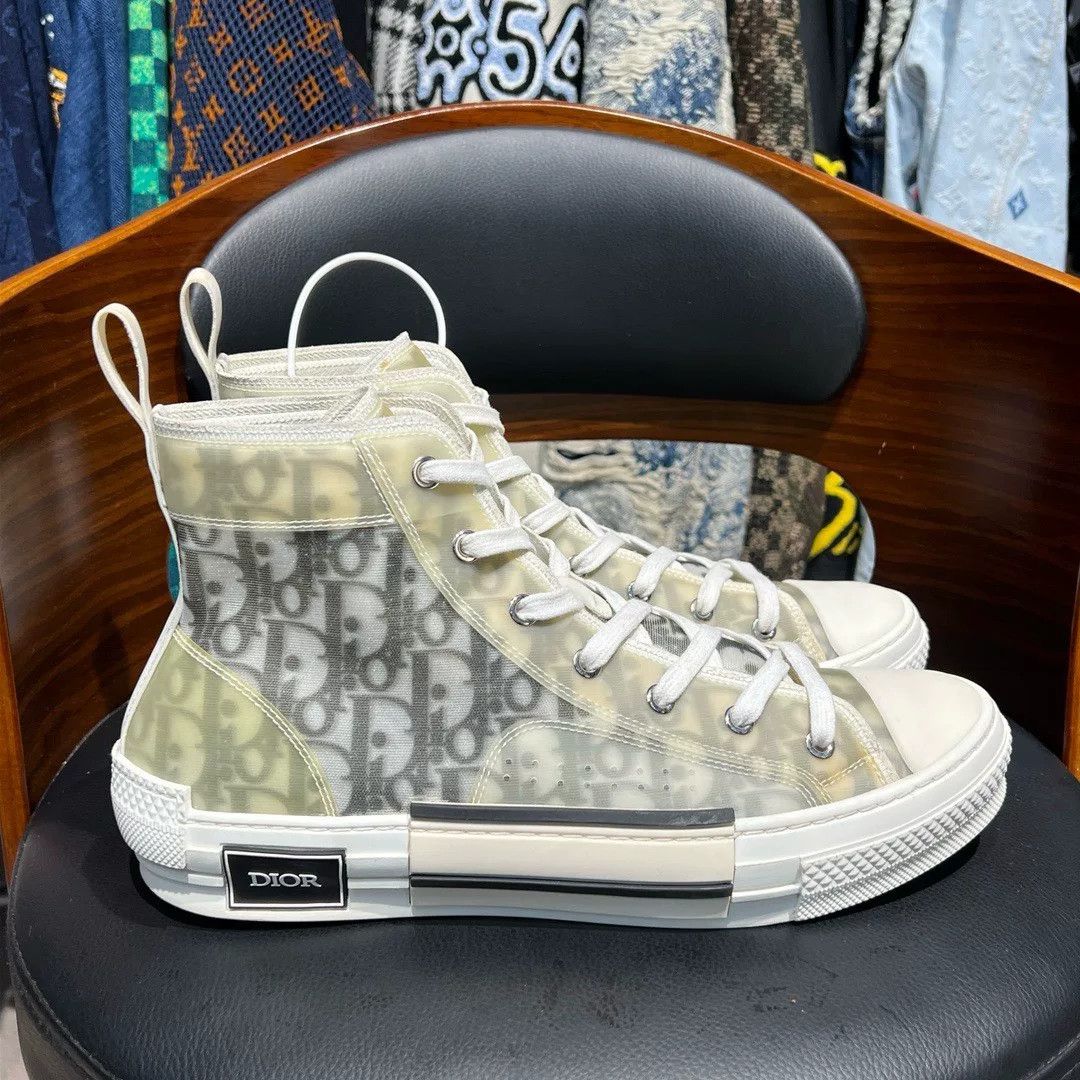 Dior Dior White Hitop Sneakers 23 Men Size US 10 / EU 43 - 6 Thumbnail