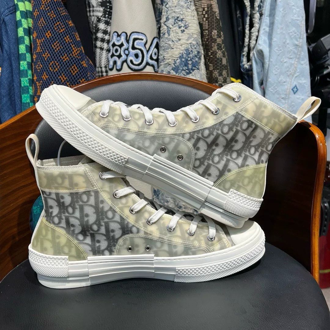 Dior Dior White Hitop Sneakers 23 Men Size US 10 / EU 43 - 7 Thumbnail