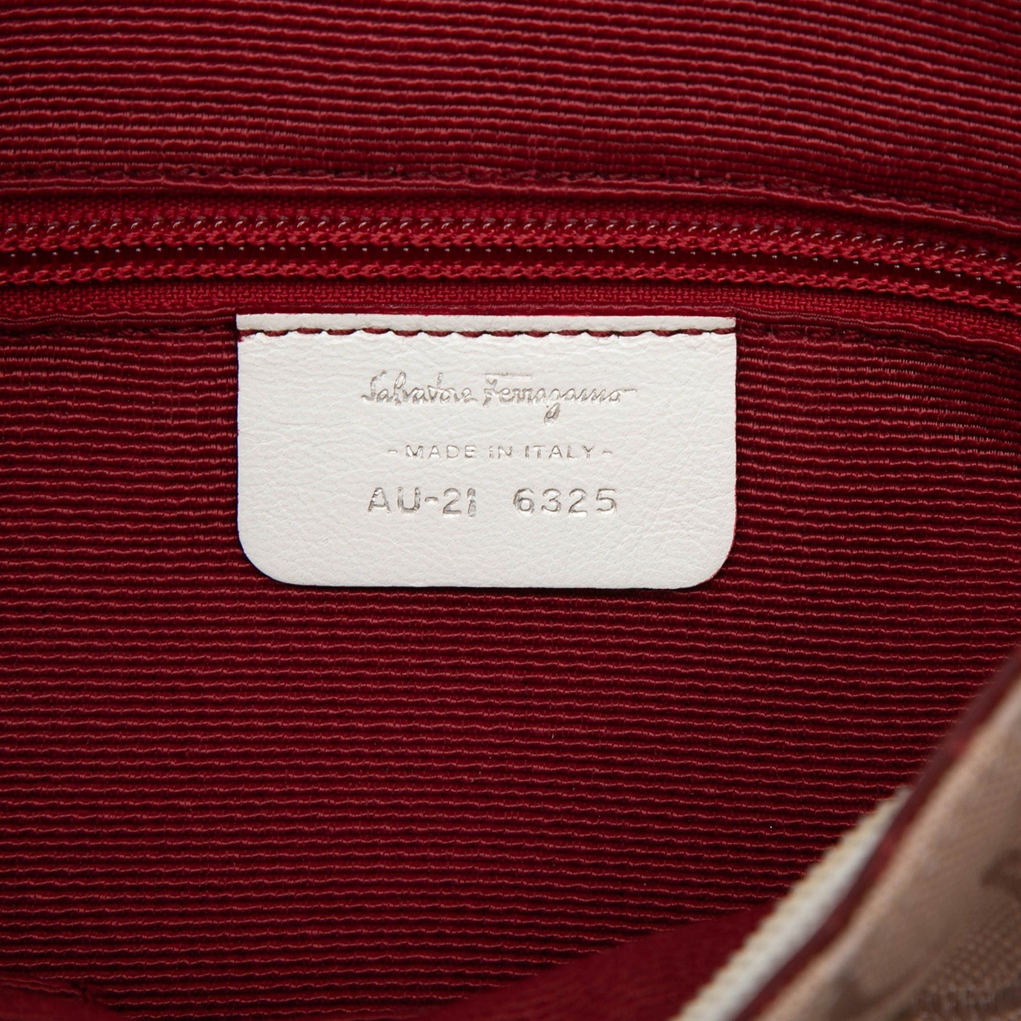 Salvatore Ferragamo Gancini Canvas Marisa Handbag Size ONE SIZE - 5 Thumbnail