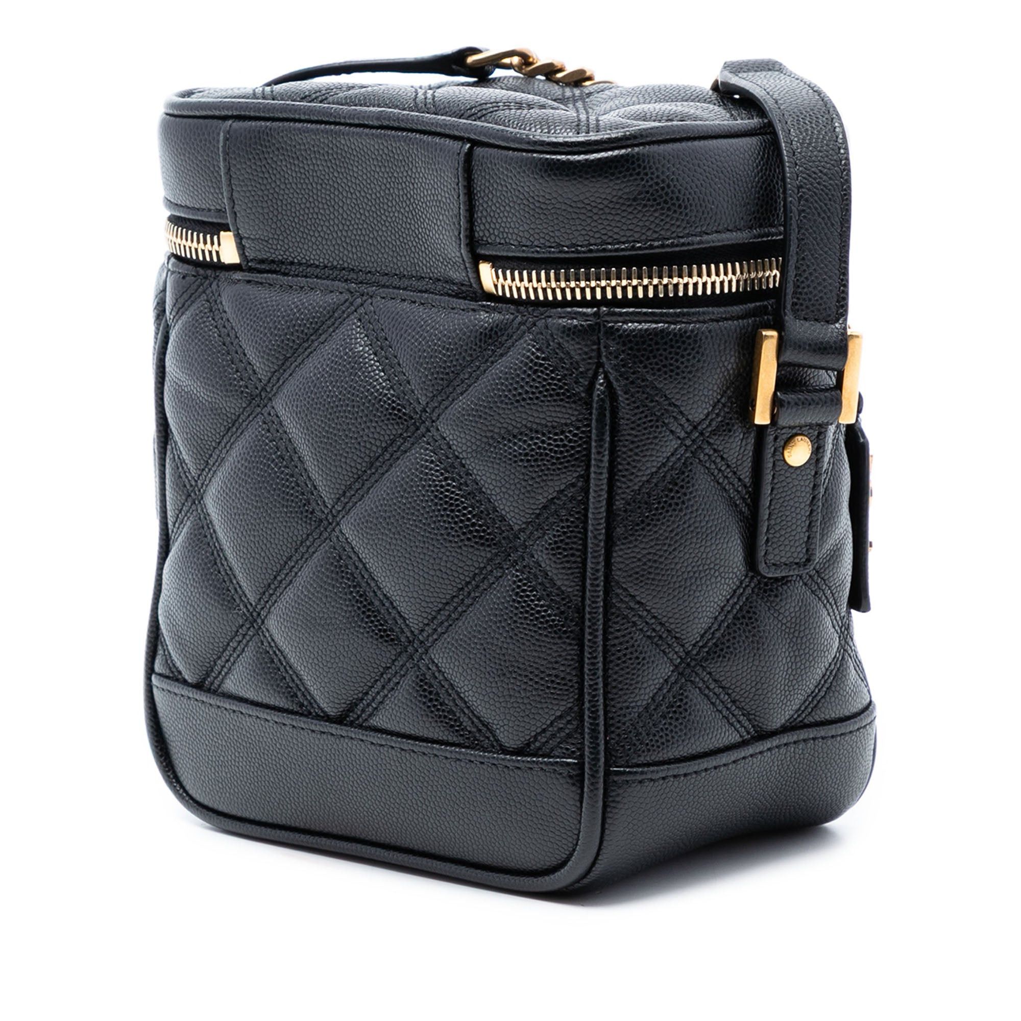 Saint Laurent Paris Grain de Poudre Quilted 80s Vanity Bag Size ONE SIZE - 2 Thumbnail