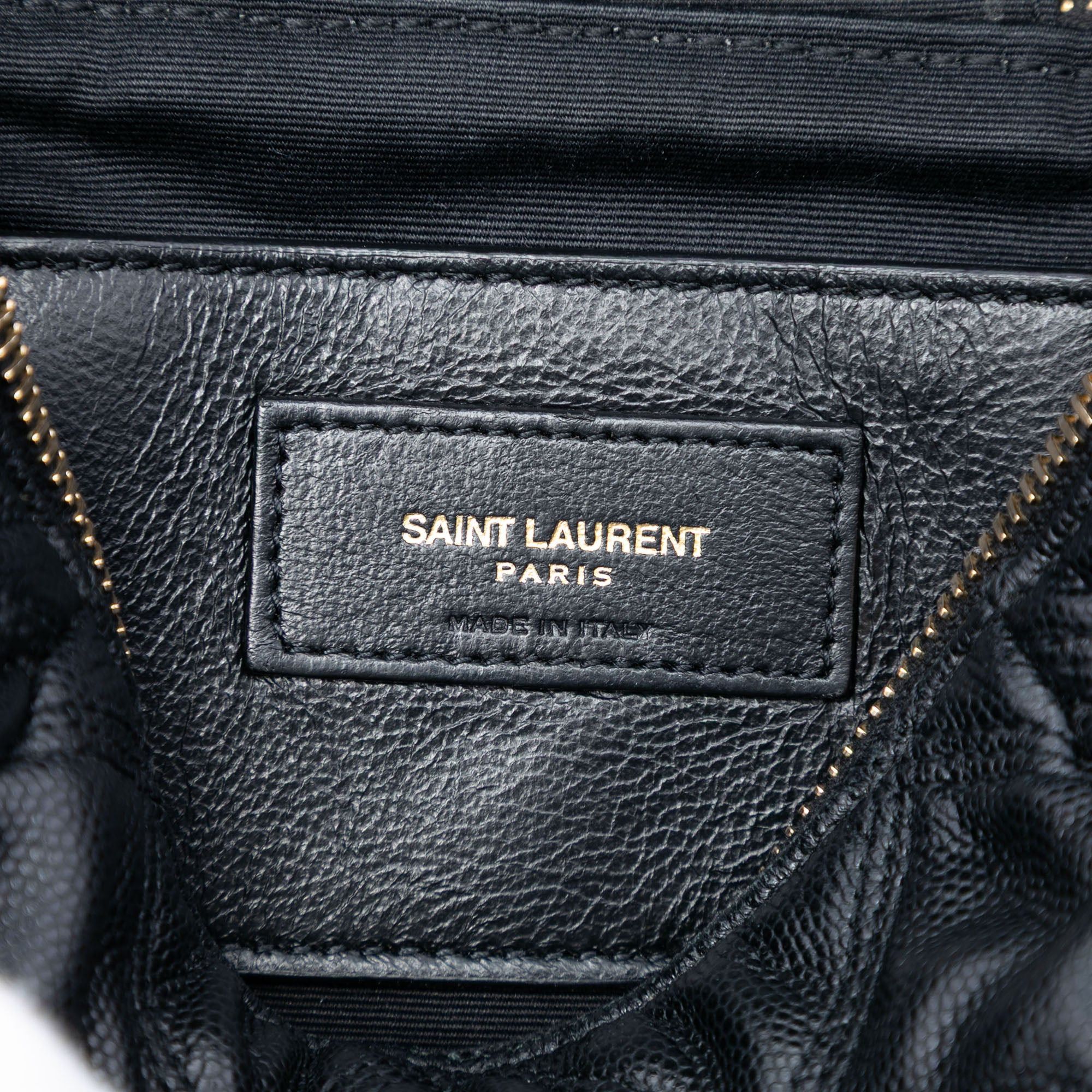 Saint Laurent Paris Grain de Poudre Quilted 80s Vanity Bag Size ONE SIZE - 5 Thumbnail