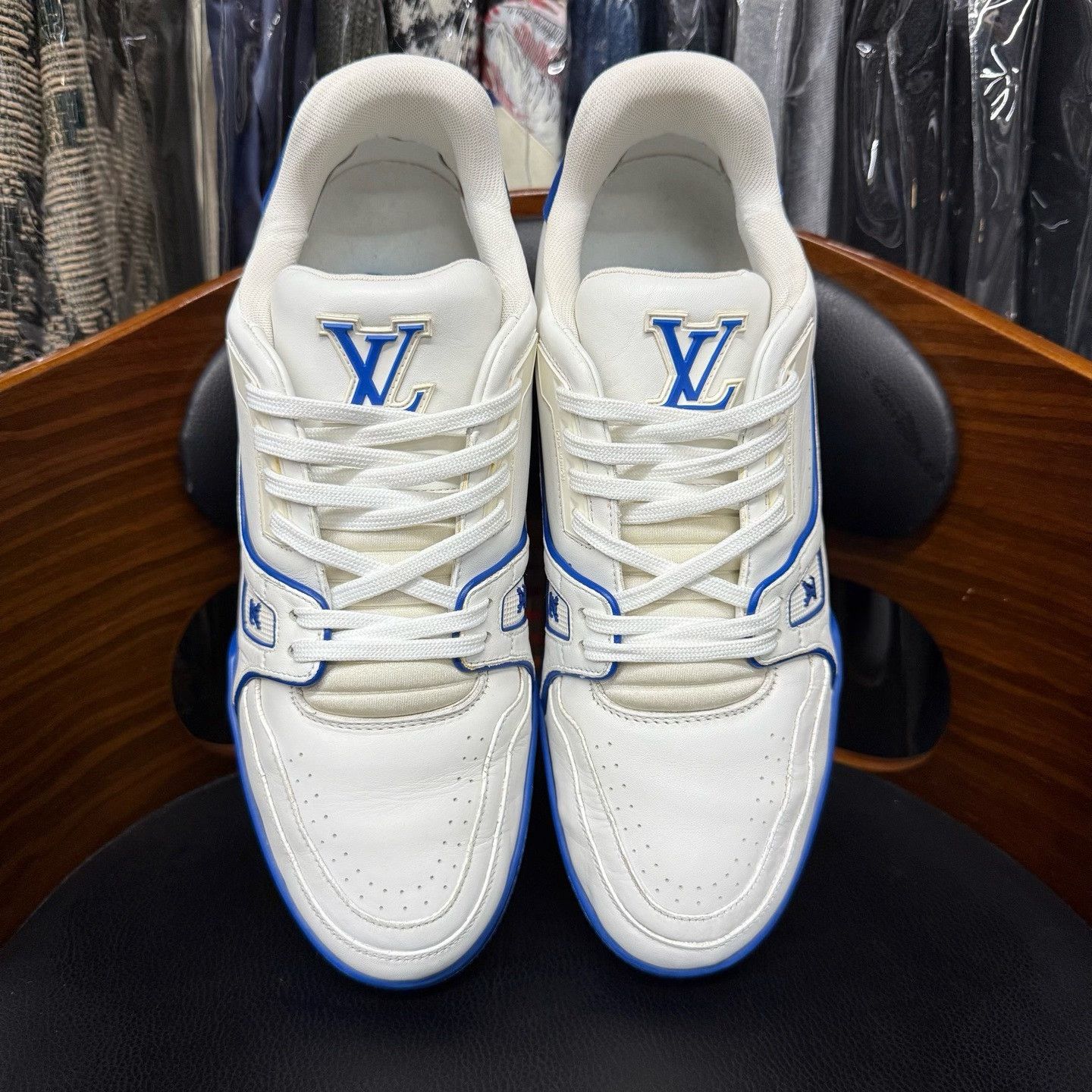 Louis Vuitton Louis Vuitton Training Blue Lowtop Sneakers 42 Men Size US 9 / EU 42 - 5 Thumbnail