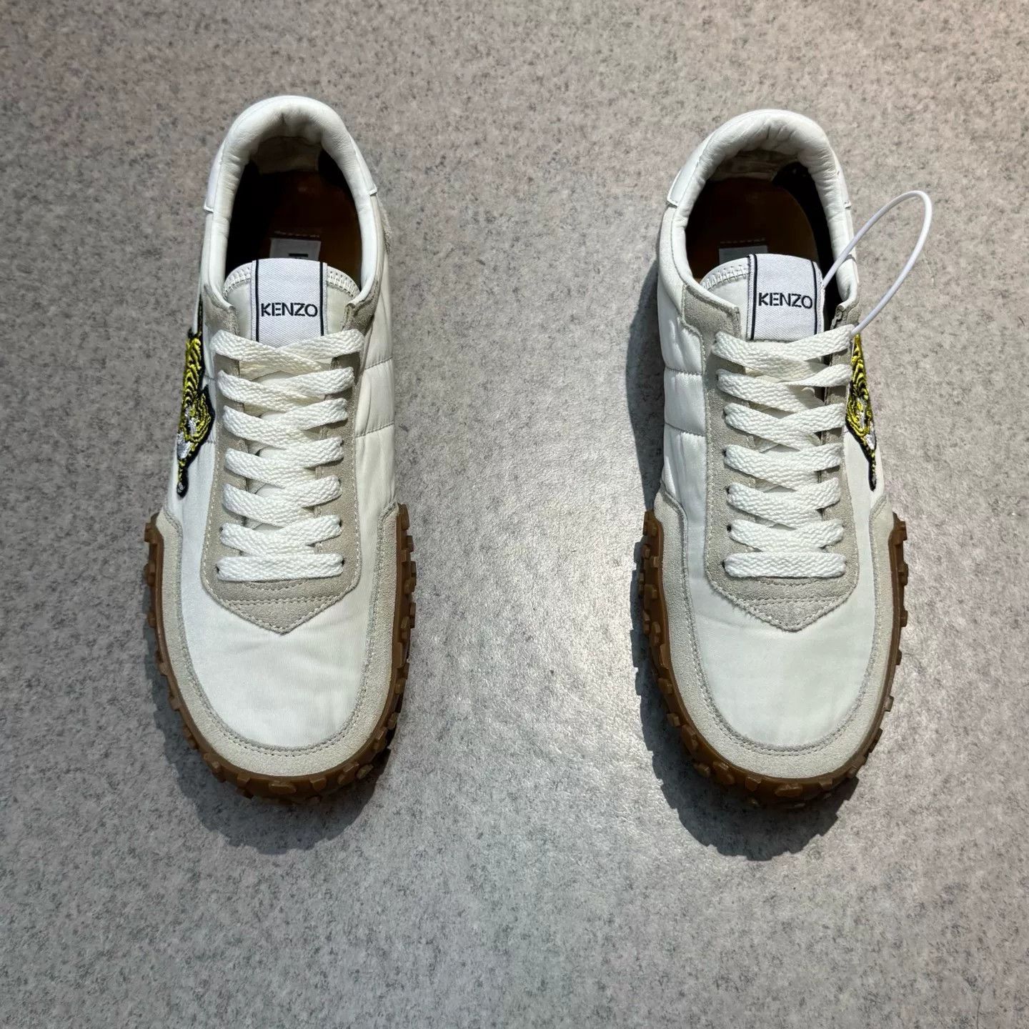 Kenzo Kenzo Tiger Embroidered White Lowtop Sneakers 42 Men Size US 9 / EU 42 - 5 Thumbnail