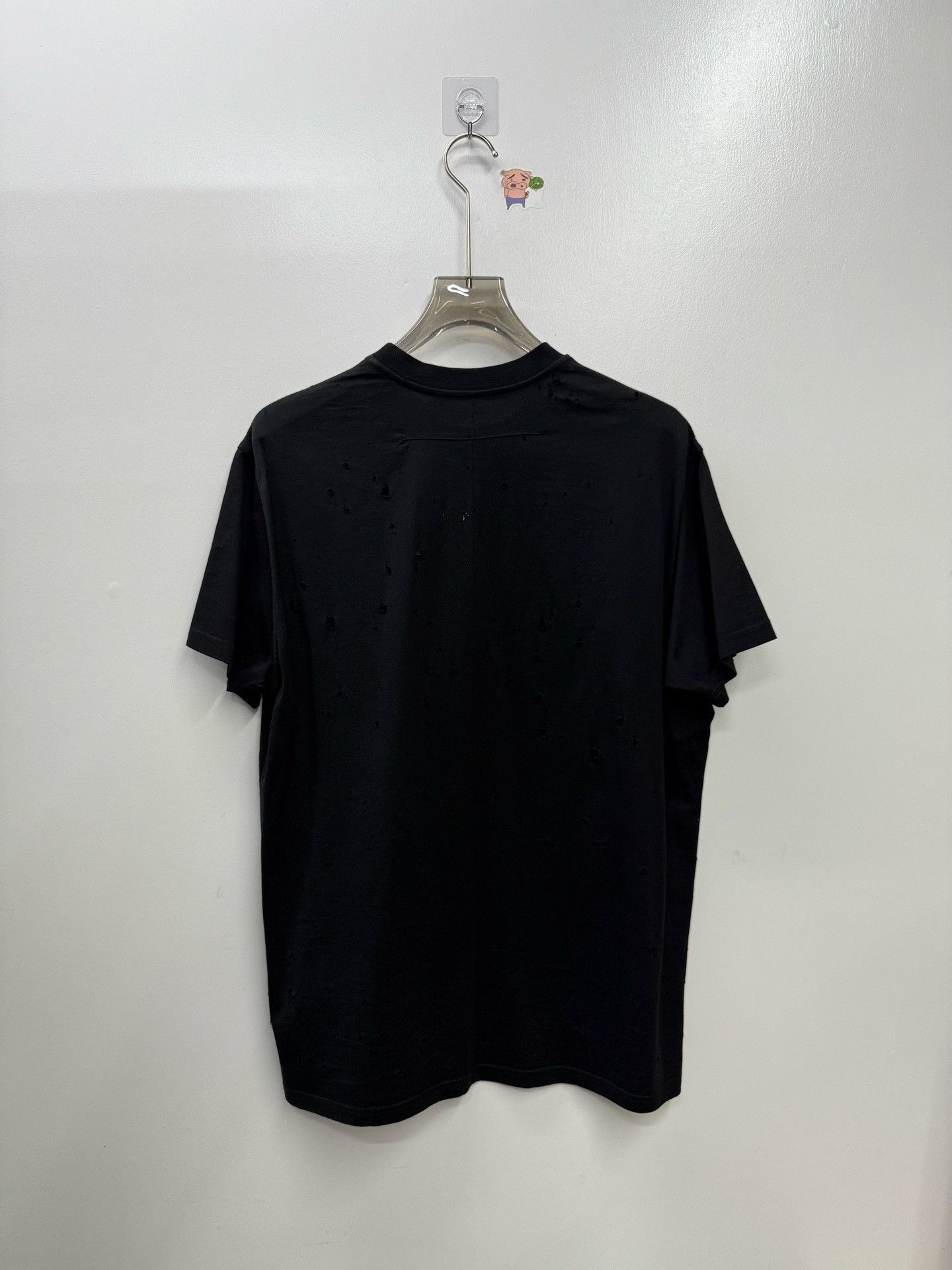 Givenchy Givenchy Distressed Black T-Shirt XXS Men Size US XXS / EU 40 - 3 Thumbnail