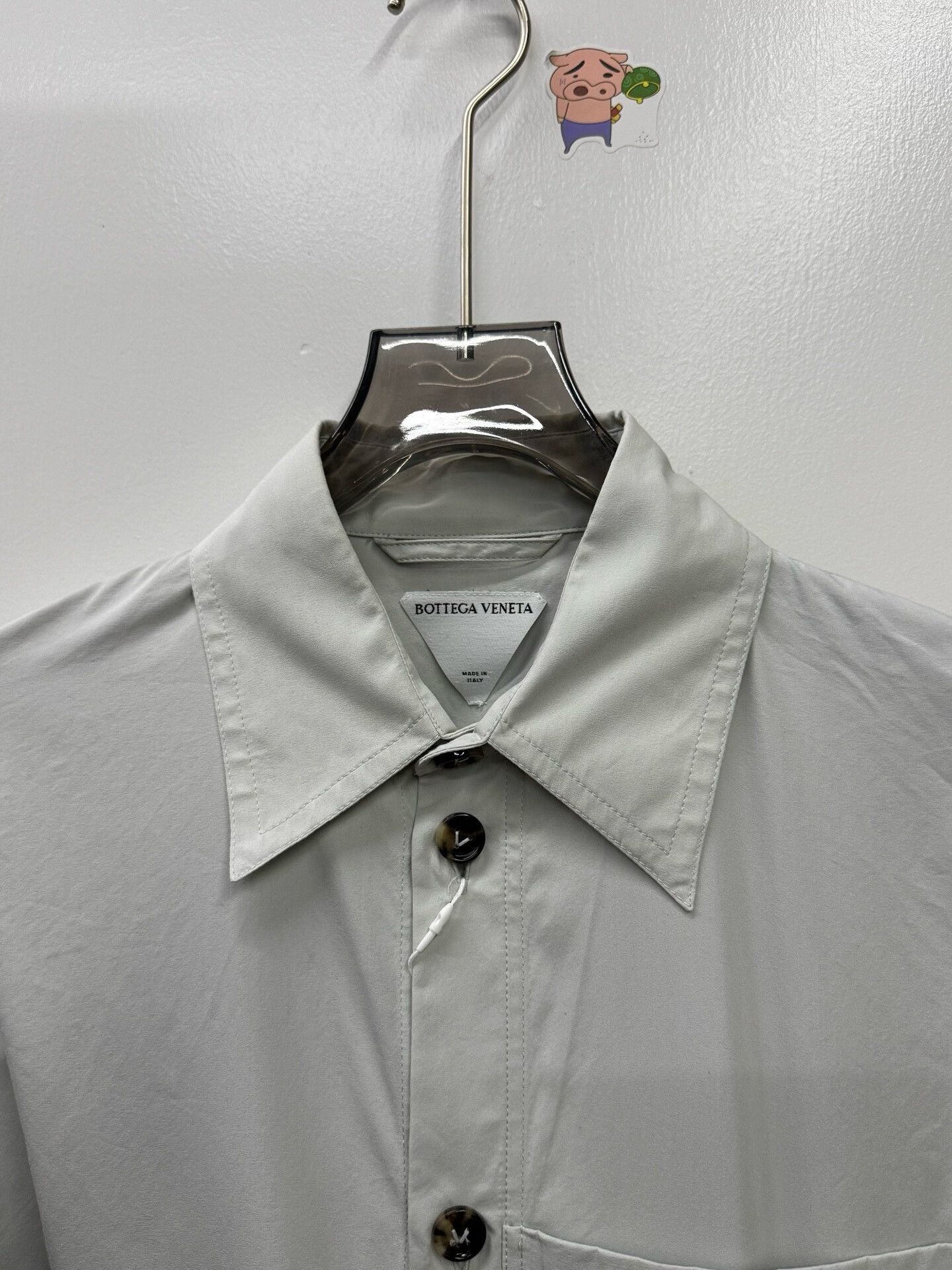 Bottega Veneta Bottega Veneta White Shirt 44 Men Size US L / EU 52-54 / 3 - 2 Thumbnail