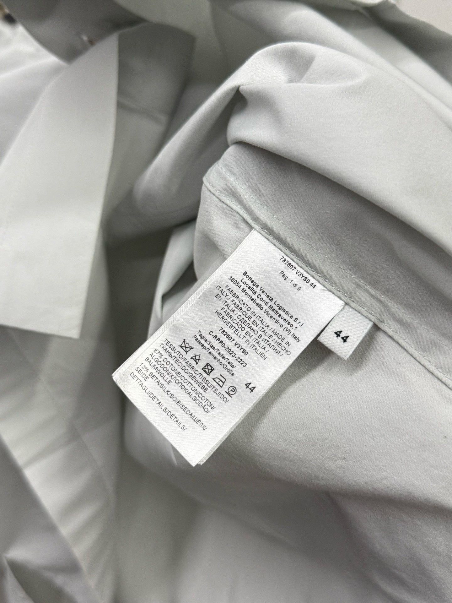 Bottega Veneta Bottega Veneta White Shirt 44 Men Size US L / EU 52-54 / 3 - 5 Thumbnail