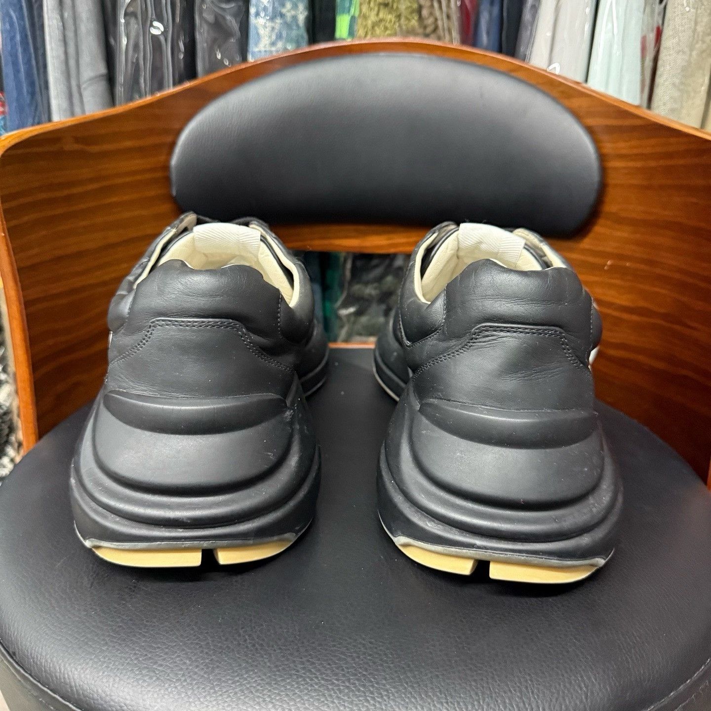 Gucci Gucci Black Lowtop Sneakers 45 Men Size US 11.5 / EU 44-45 - 3 Thumbnail
