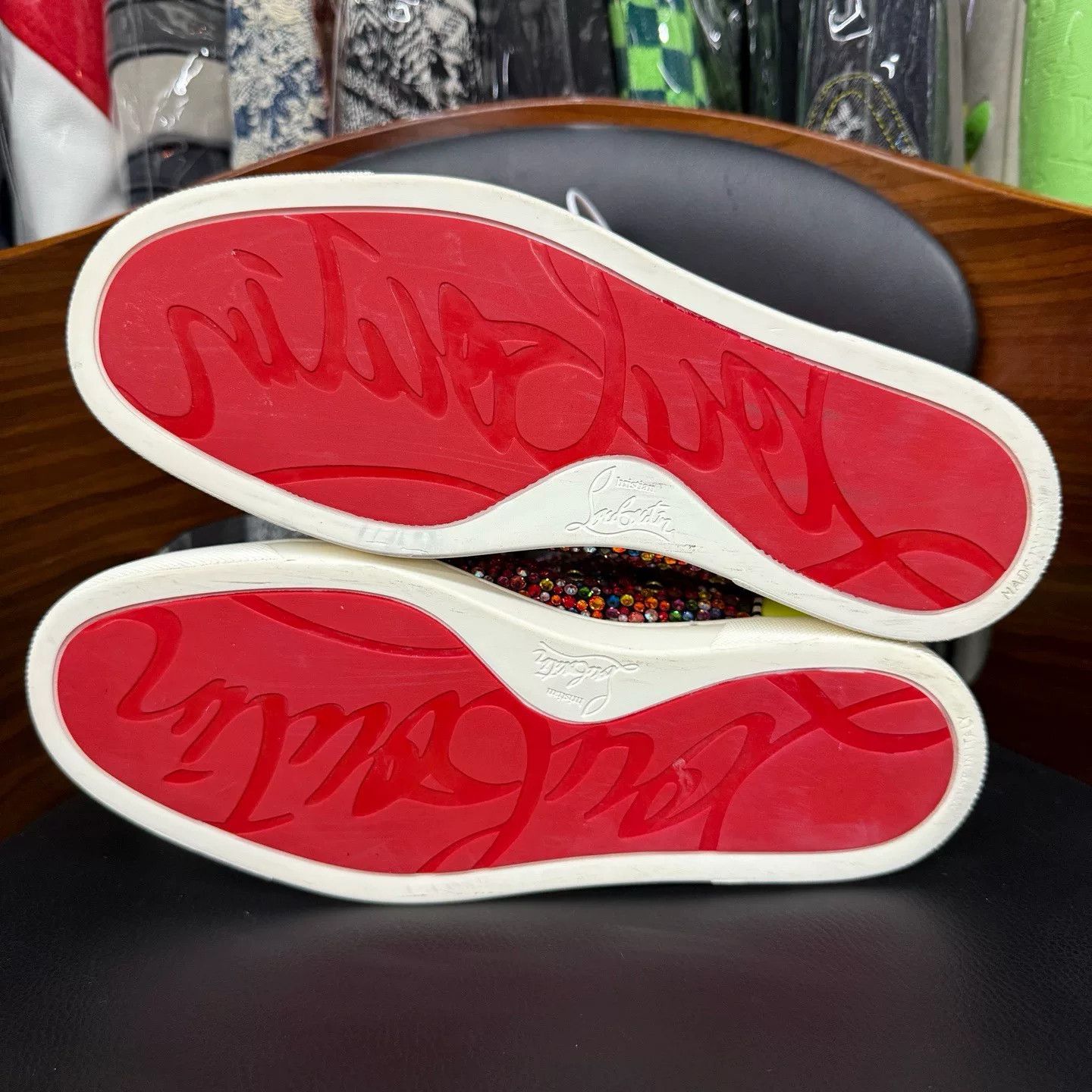 Christian Louboutin Christian Louboutin Multi Hitop Sneakers 38 Women Size US 7.5 / IT 37.5 - 9 Thumbnail