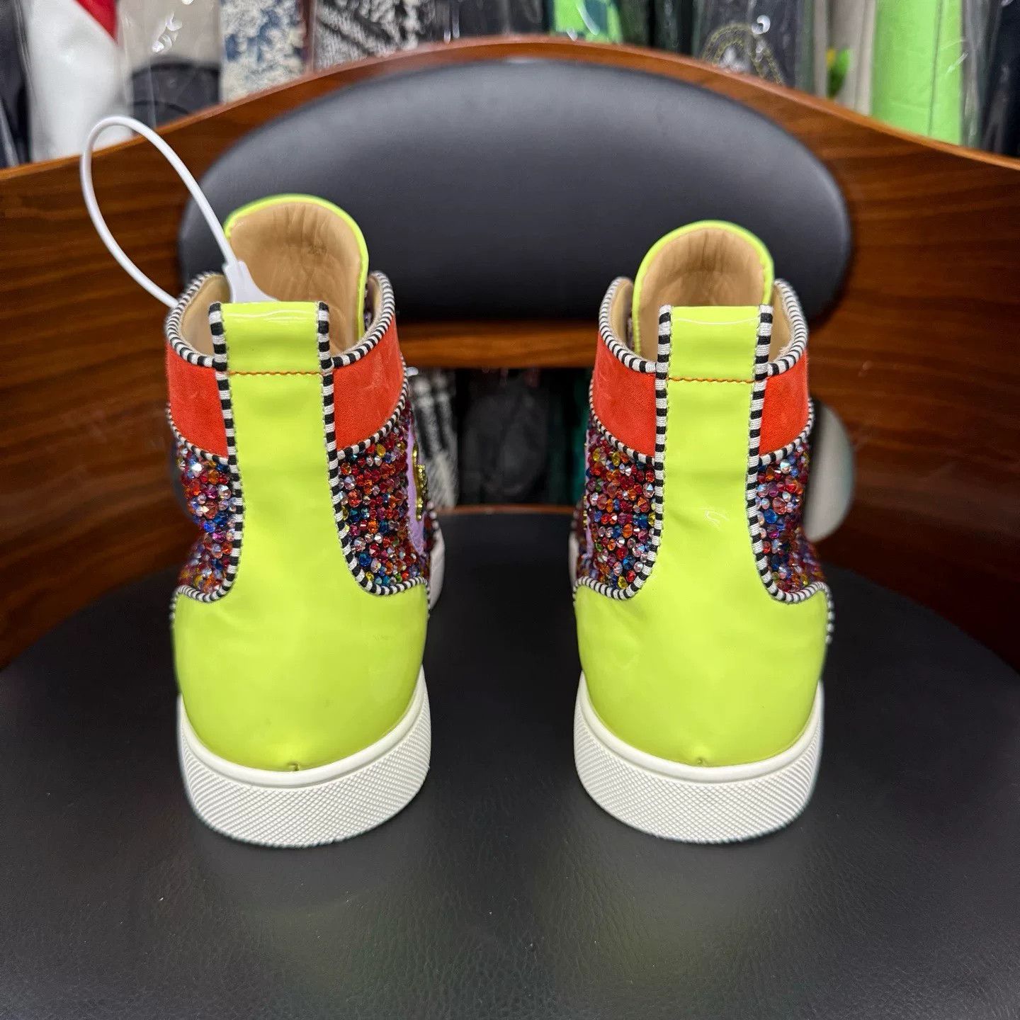Christian Louboutin Christian Louboutin Multi Hitop Sneakers 38 Women Size US 7.5 / IT 37.5 - 3 Thumbnail
