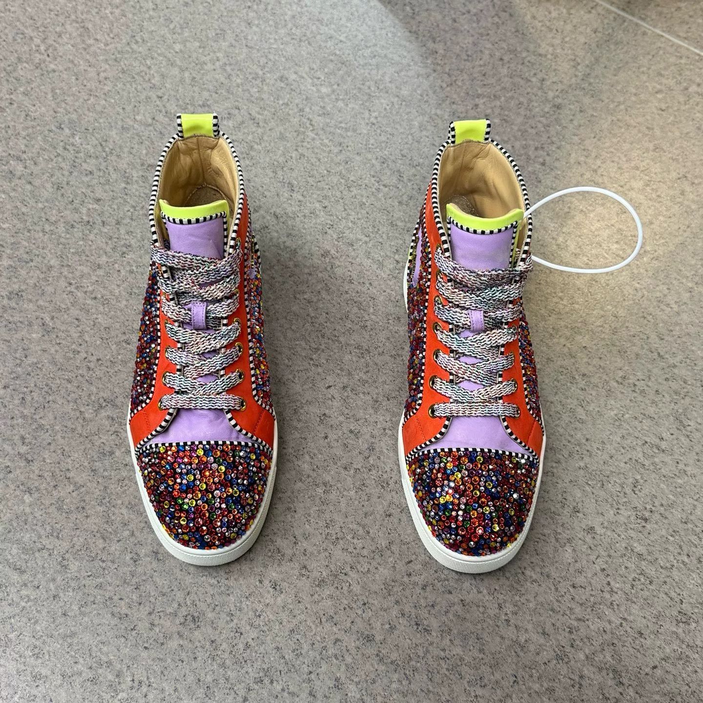 Christian Louboutin Christian Louboutin Multi Hitop Sneakers 38 Women Size US 7.5 / IT 37.5 - 8 Thumbnail