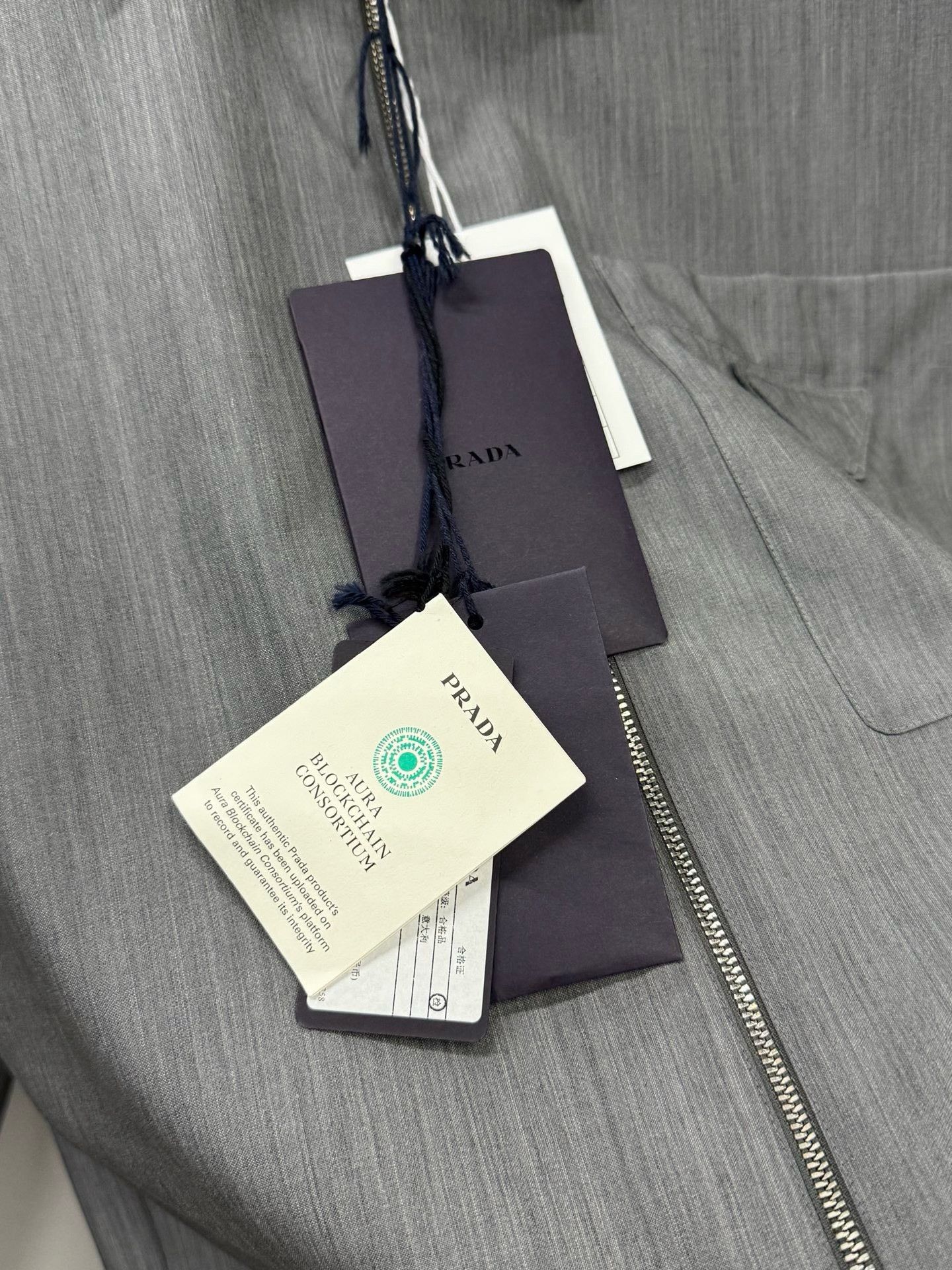 Prada Prada Wool Gray Light Jacket L Men Size US L / EU 52-54 / 3 - 5 Thumbnail