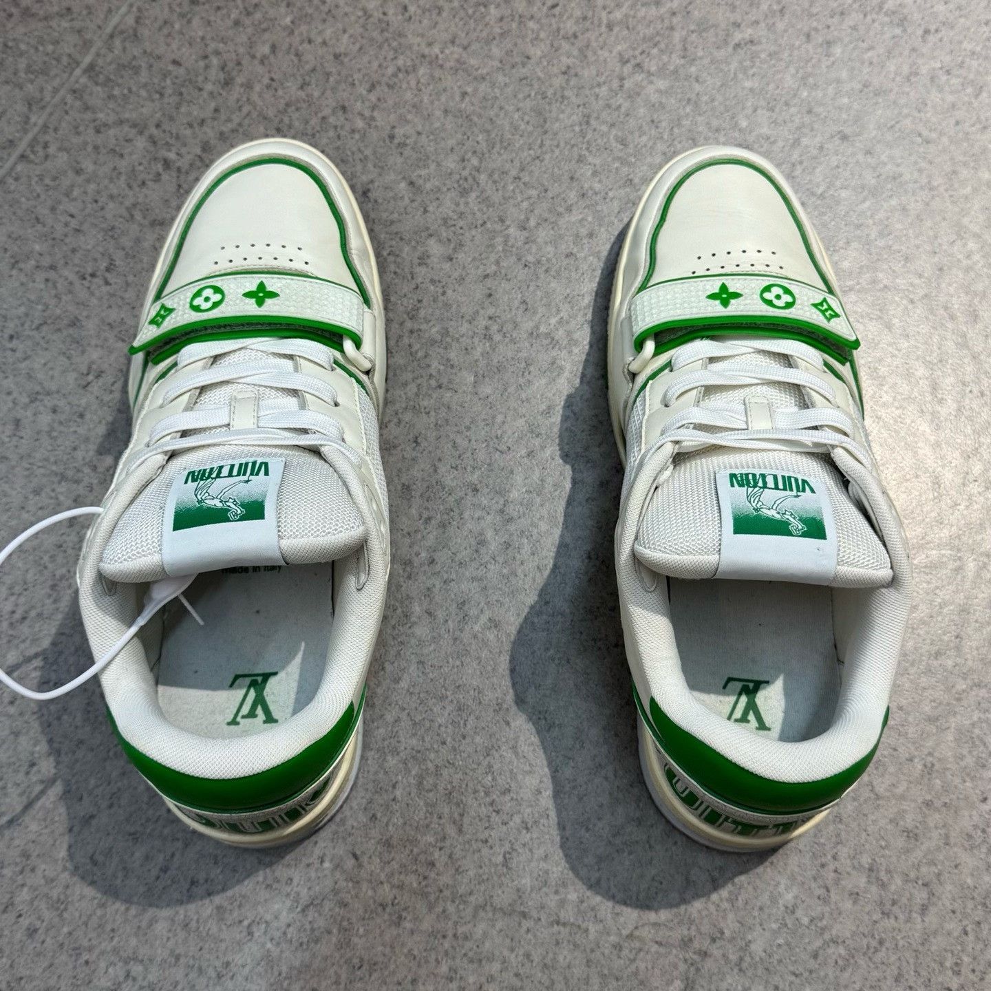 Louis Vuitton Louis Vuitton Training Green Lowtop Sneakers 42 Men Size US 9 / EU 42 - 8 Thumbnail