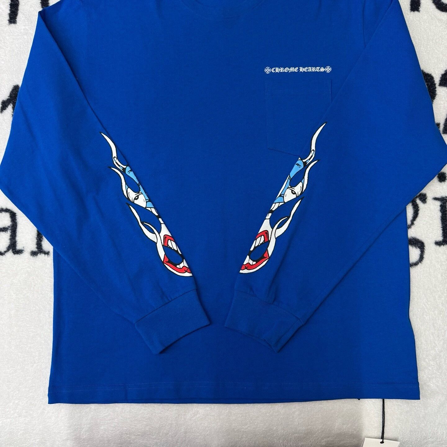 Chrome Hearts Chrome Hearts Collab Blue T-Shirt XL Men Size US XL / EU 56 / 4 - 2 Thumbnail
